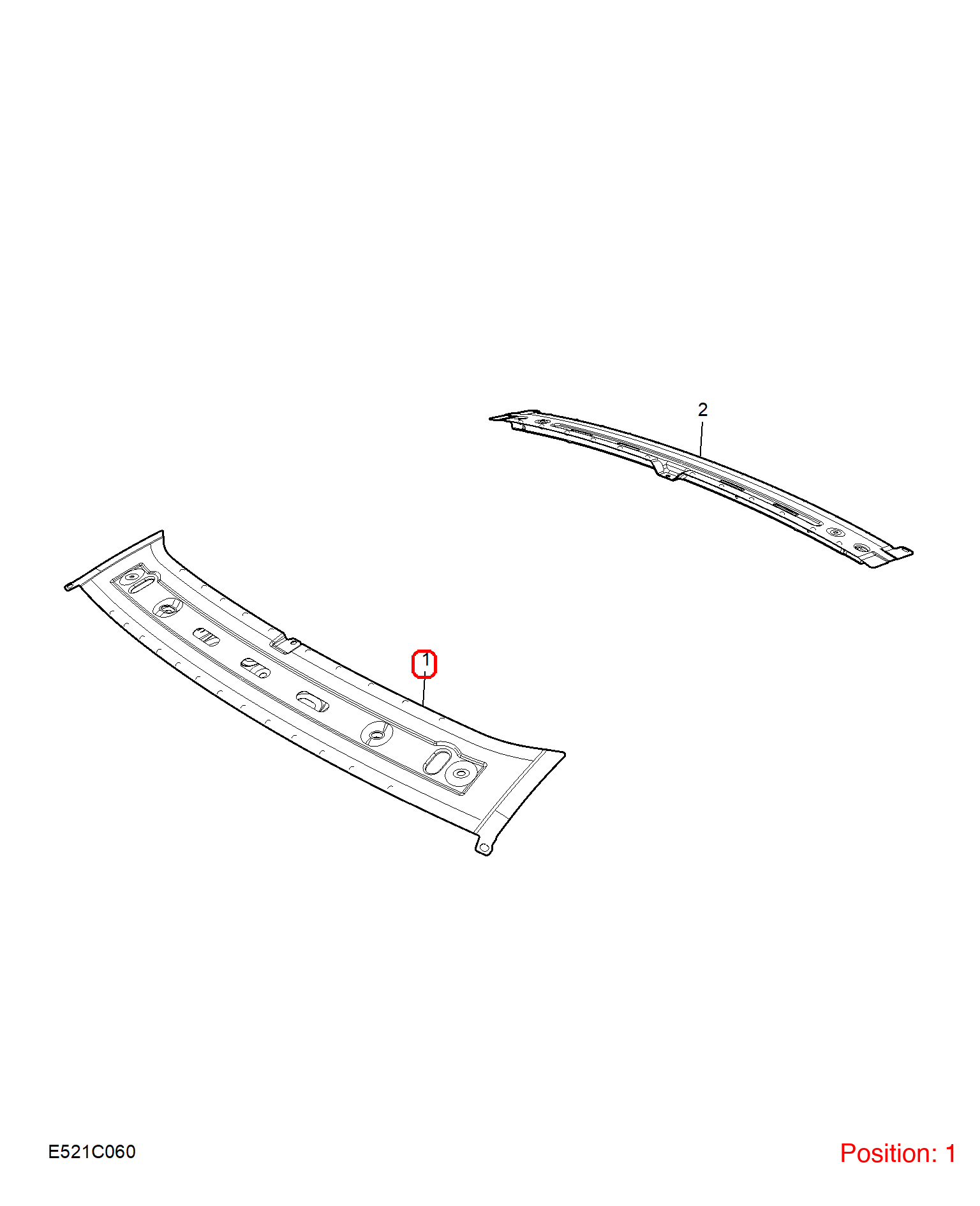 MG Roof beam OEM 10909267SEPP FOR MG 10909267SEPP-MG_OEM