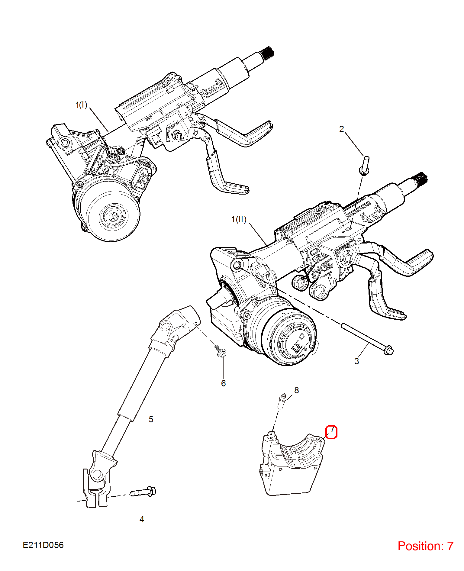 MG Steering column computer OEM 10927554 FOR RX5 MG MG6 10927554-MG_OEM