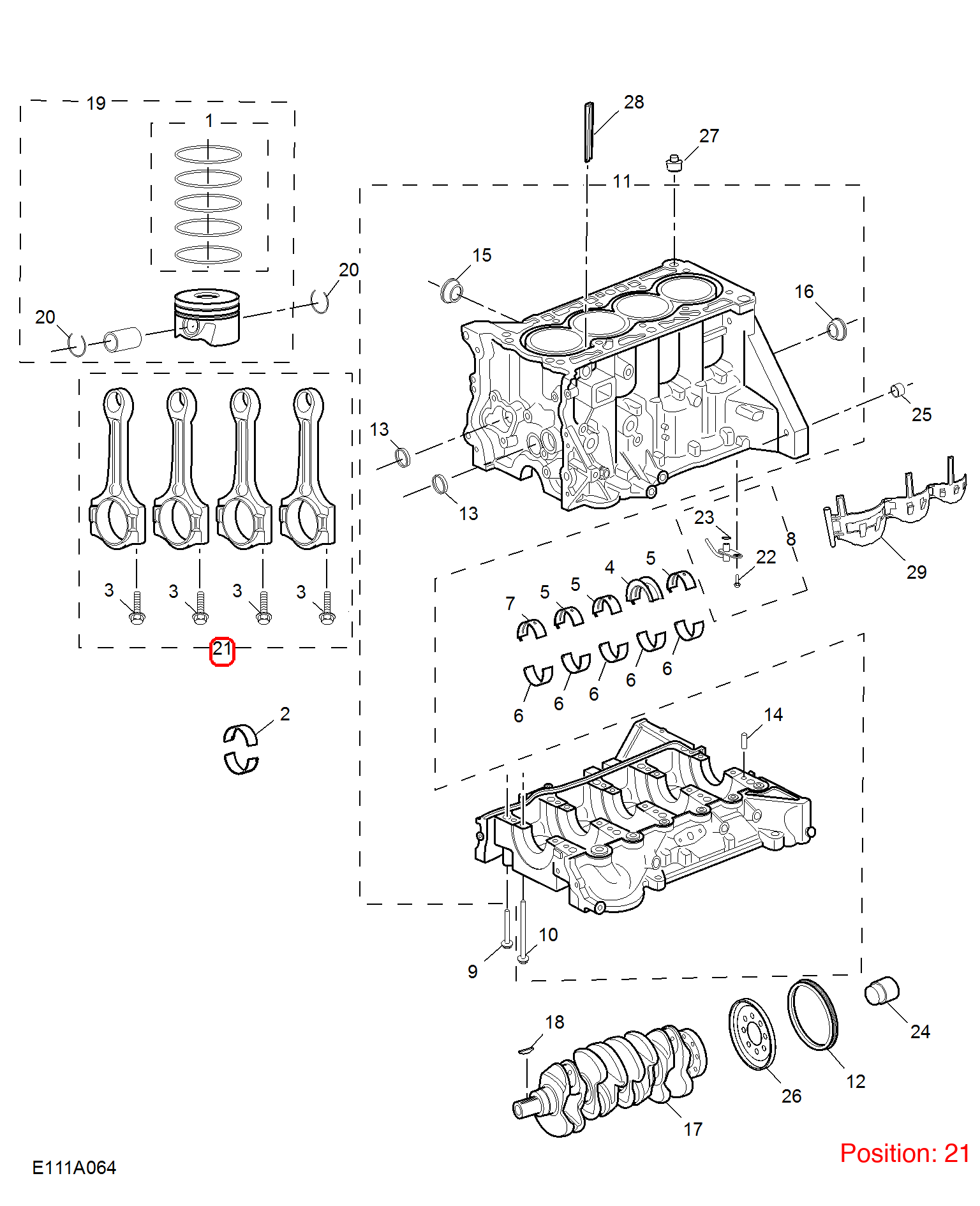 MG Connecting rod OEM 10938197 FOR MG 10938197-MG_OEM