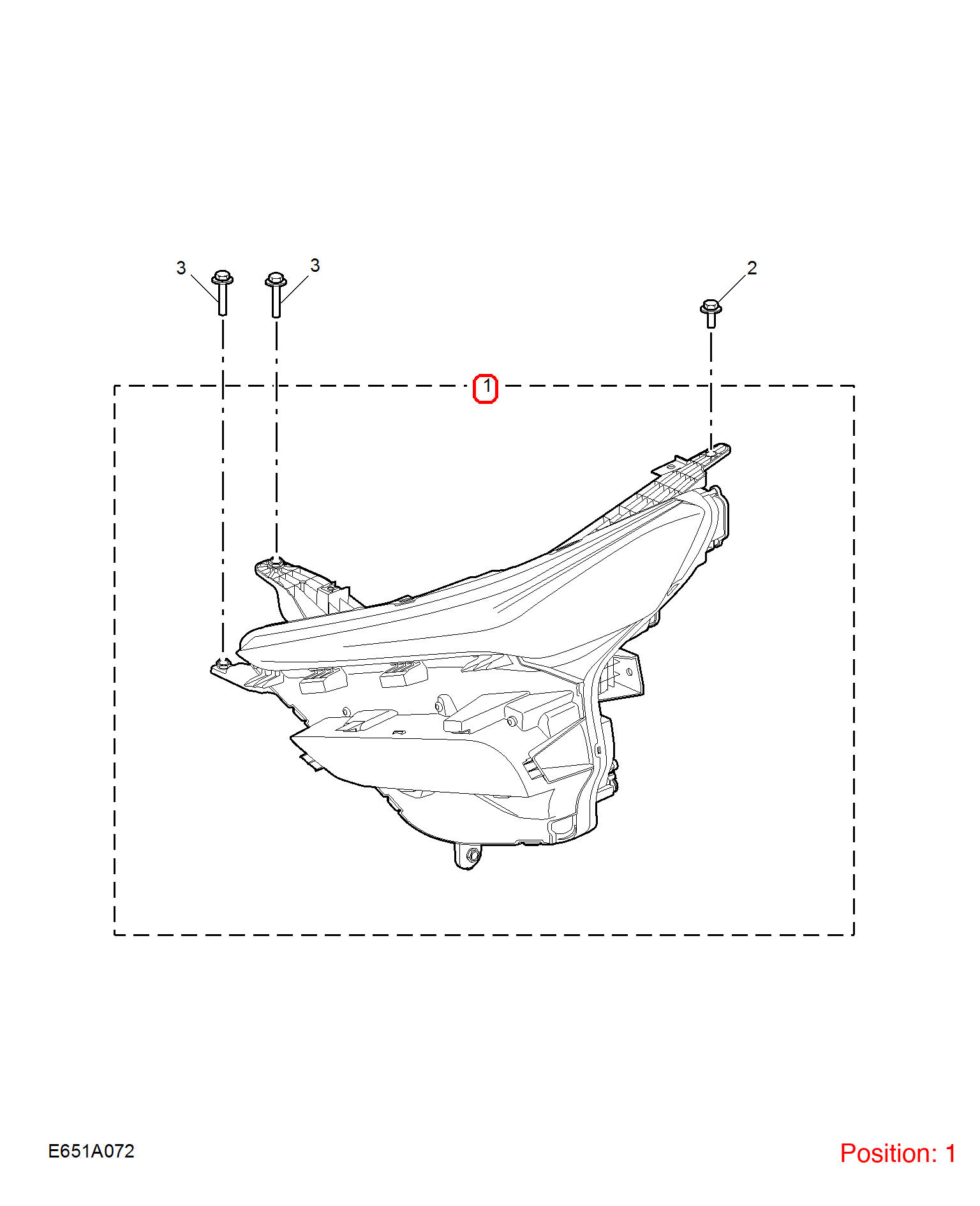 MG Headlight OEM 10950665 FOR MG 10950665-MG_OEM