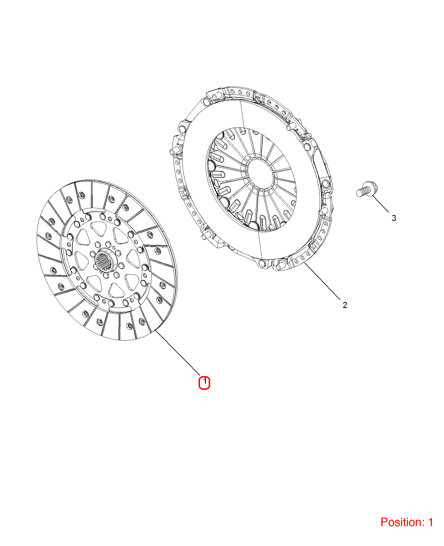 MG Clutch disc OEM 10959687 FOR MG350 MG5 MG RX5 10959687-MG_OEM