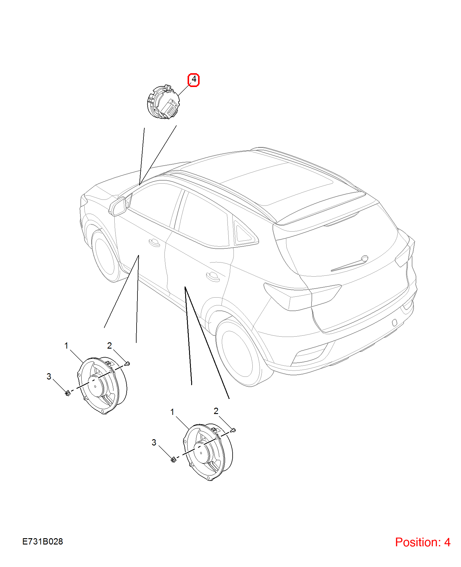 MG Speaker OEM 10970423 FOR MG 10970423-MG_OEM