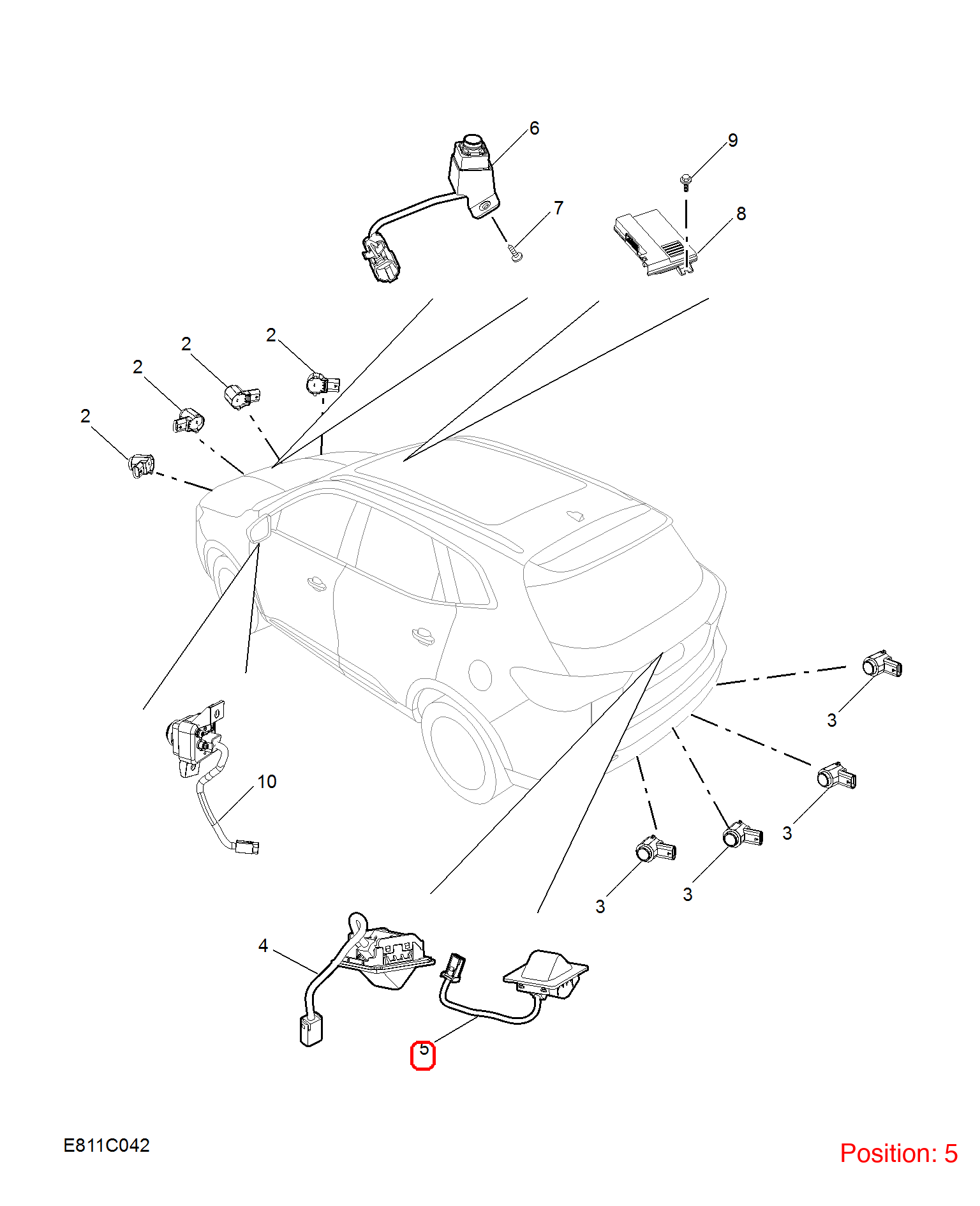 MG Camera OEM 10989356 FOR MG 10989356-MG_OEM