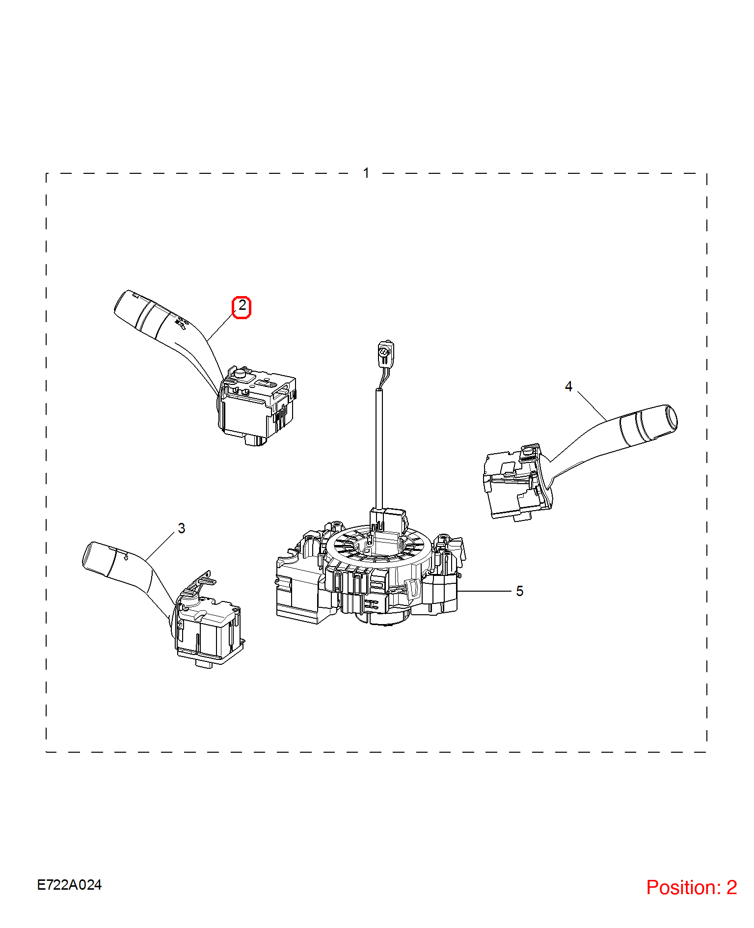 MG Turn signal switch OEM 10990131 FOR MG MG6 10990131-MG_OEM