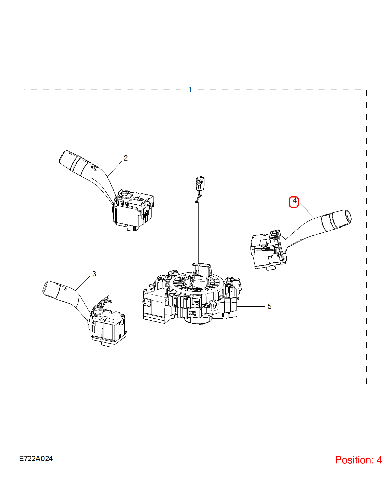 MG Wiper switch OEM 10990212 FOR MG 10990212-MG_OEM