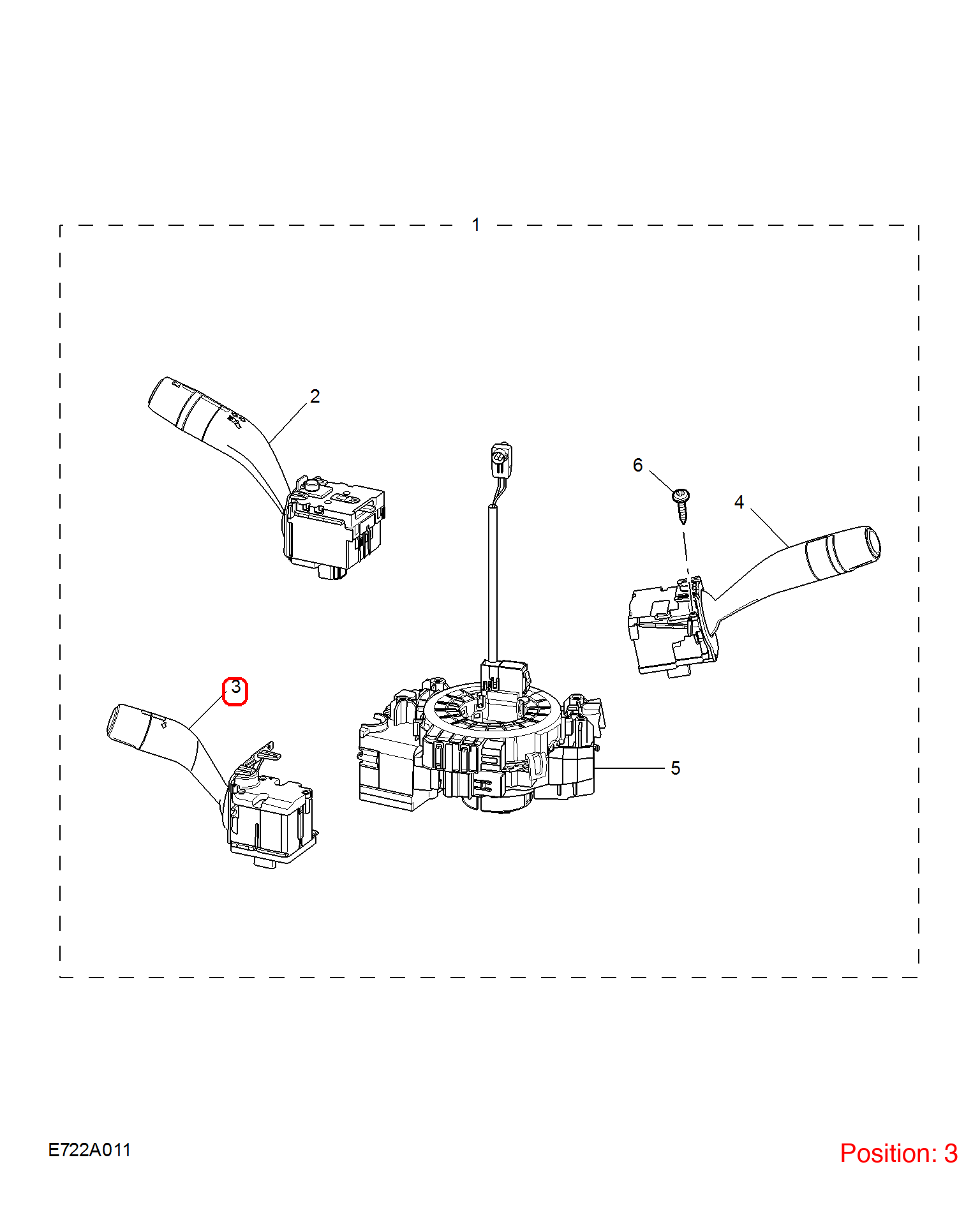MG Cruise control switch OEM 10990301 FOR MG 10990301-MG_OEM