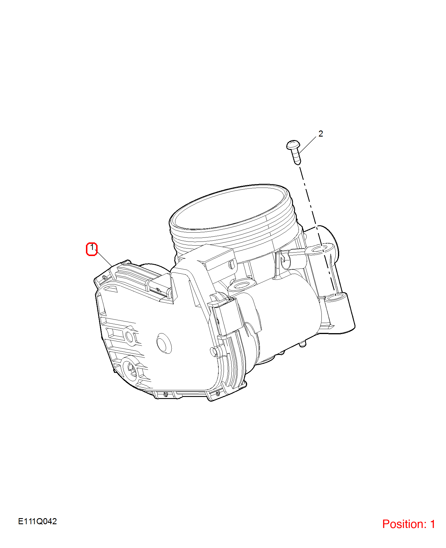 MG Throttle body OEM 10991393 FOR MG MG5 10991393-MG_OEM