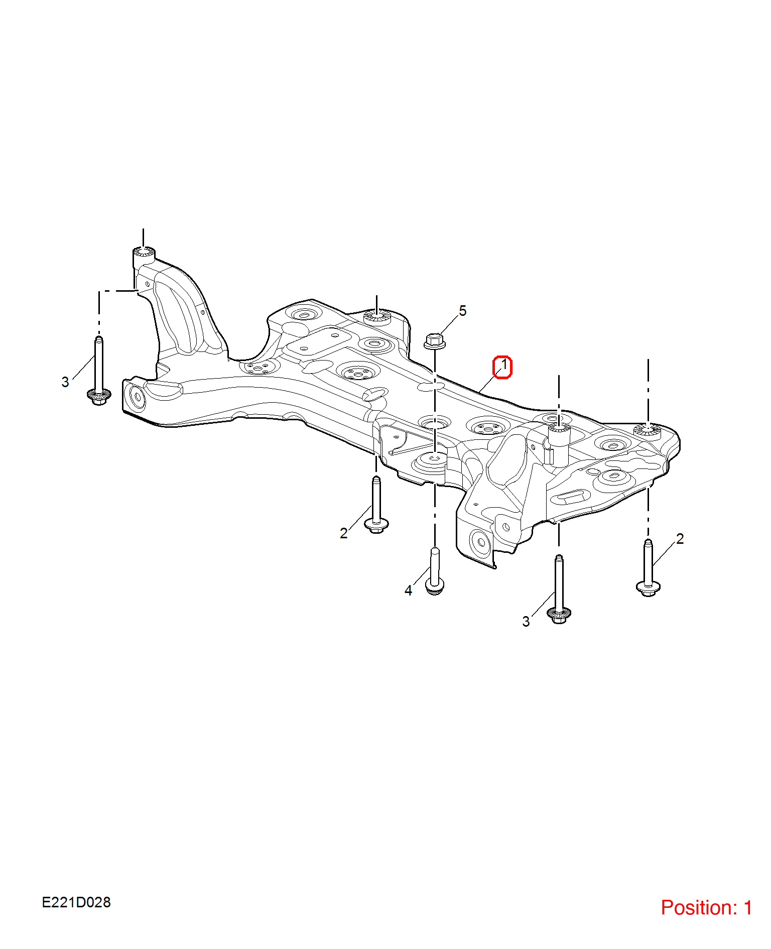 MG Front axle OEM 10993737 FOR MG5 MG 10993737-MG_OEM