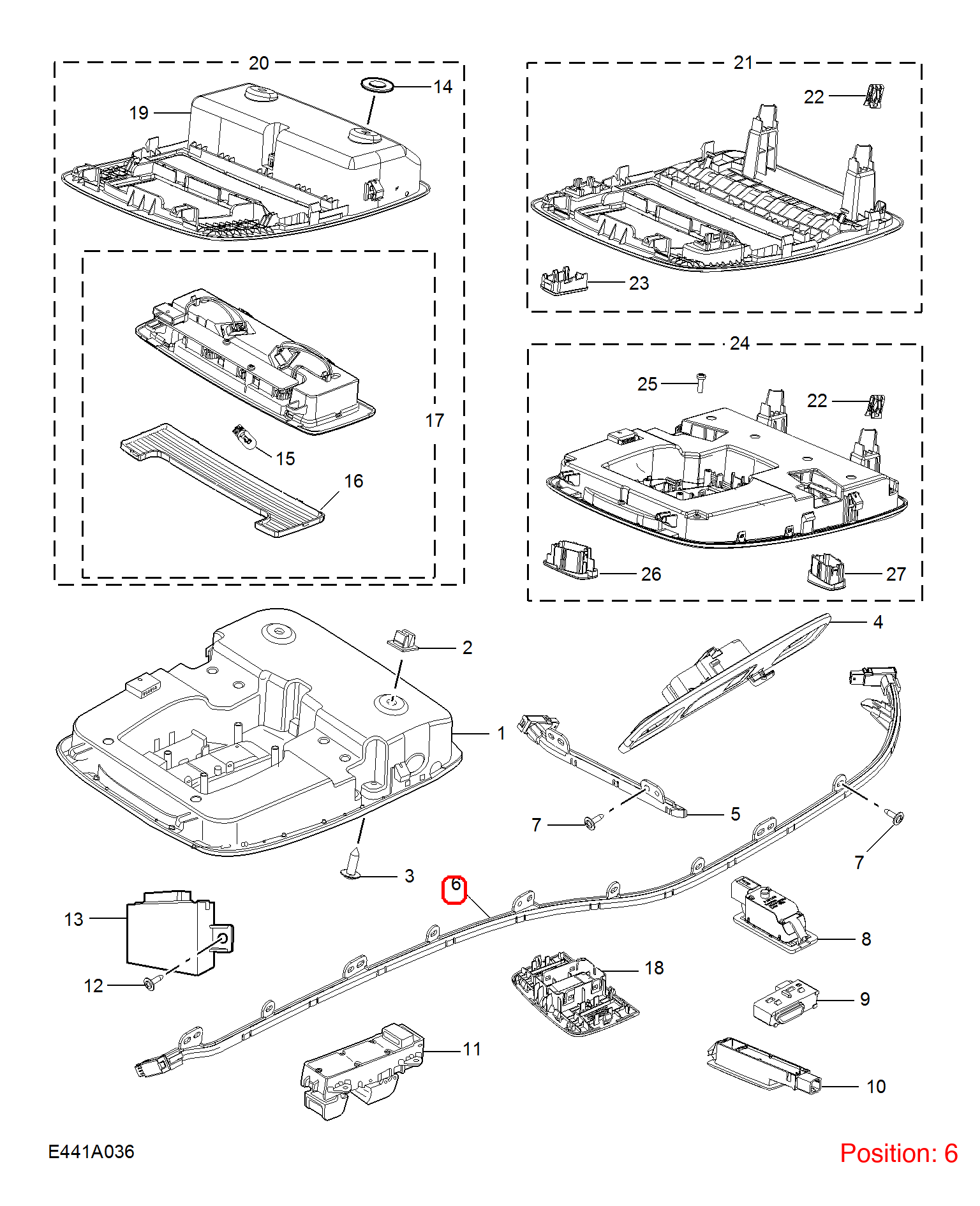 MG Ambient lighting OEM 10993992 FOR MG 10993992-MG_OEM