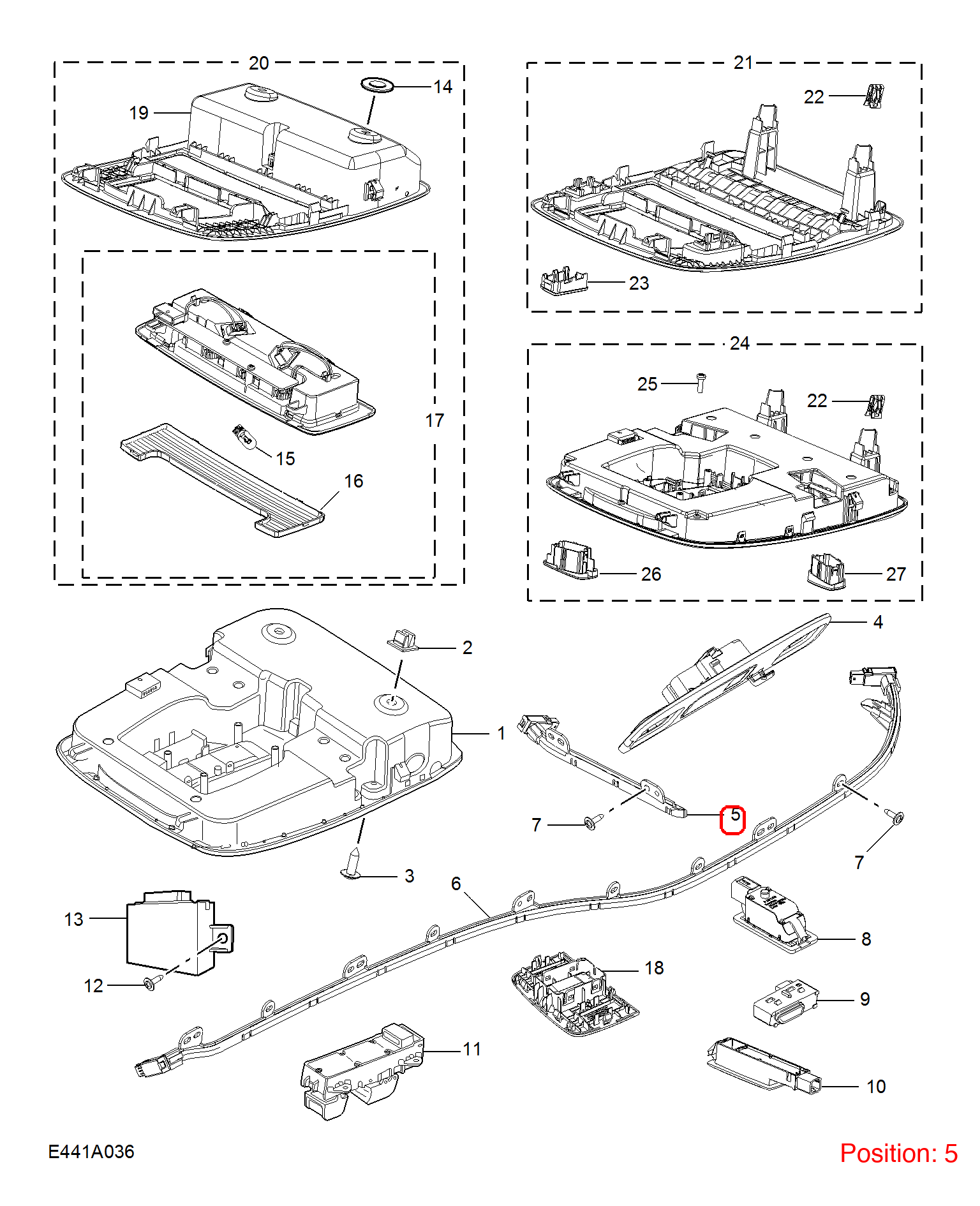 MG Ambient lighting OEM 10993993 FOR MG 10993993-MG_OEM