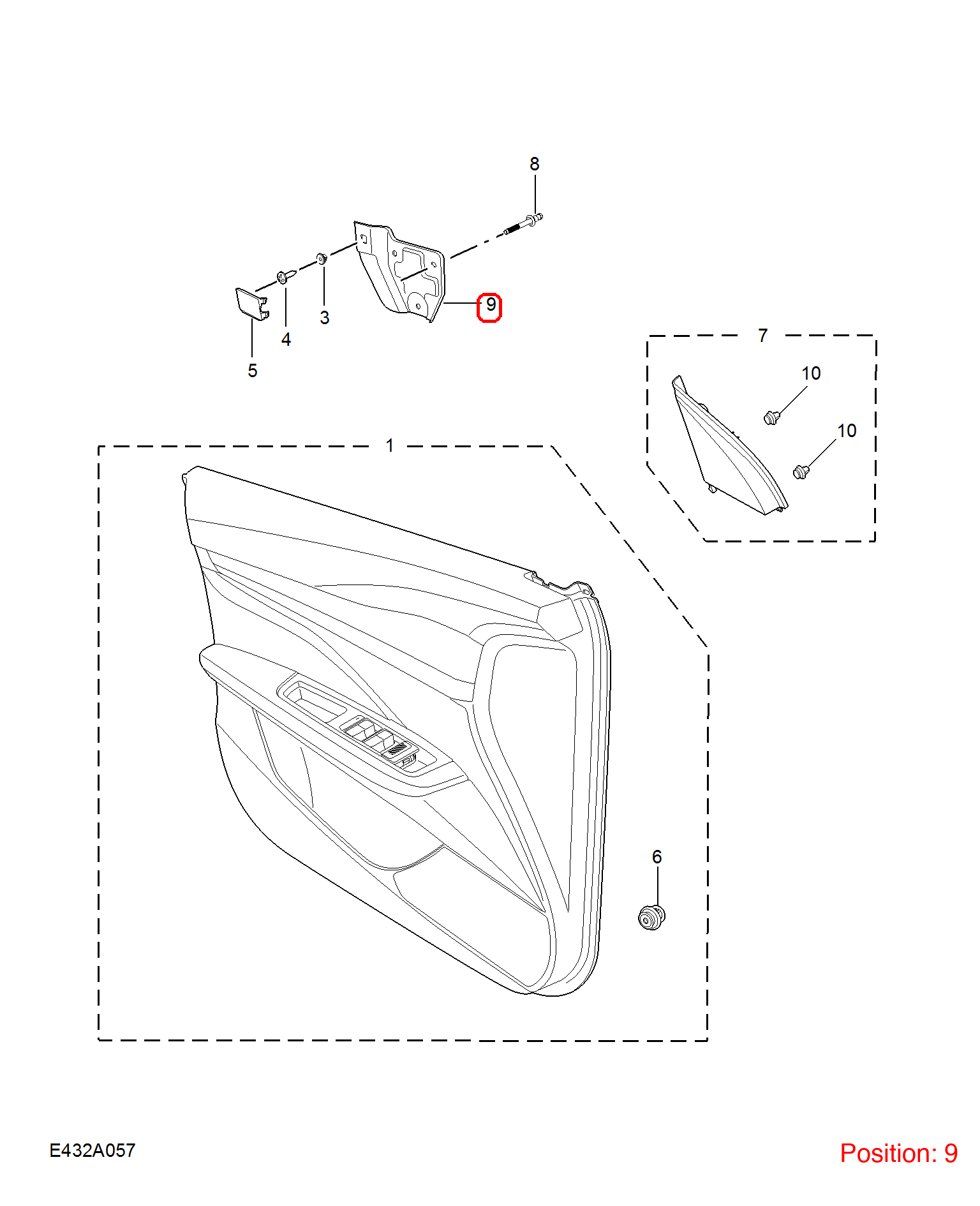 MG Bracket OEM 11081765 FOR MG 11081765-MG_OEM