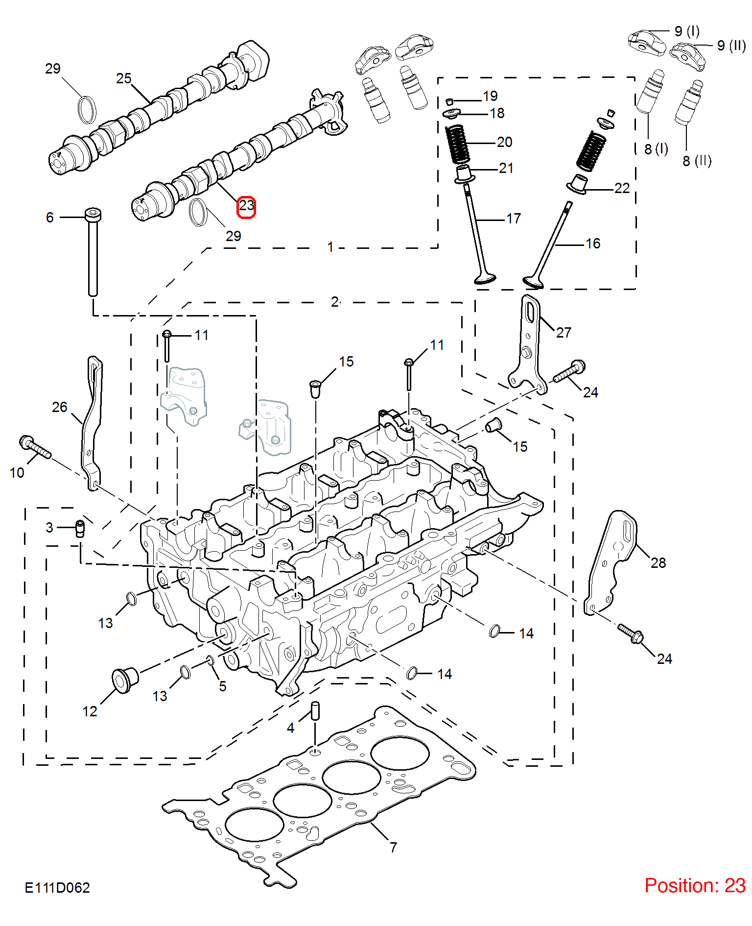 MG Camshaft OEM 11095434 FOR MG 11095434-MG_OEM