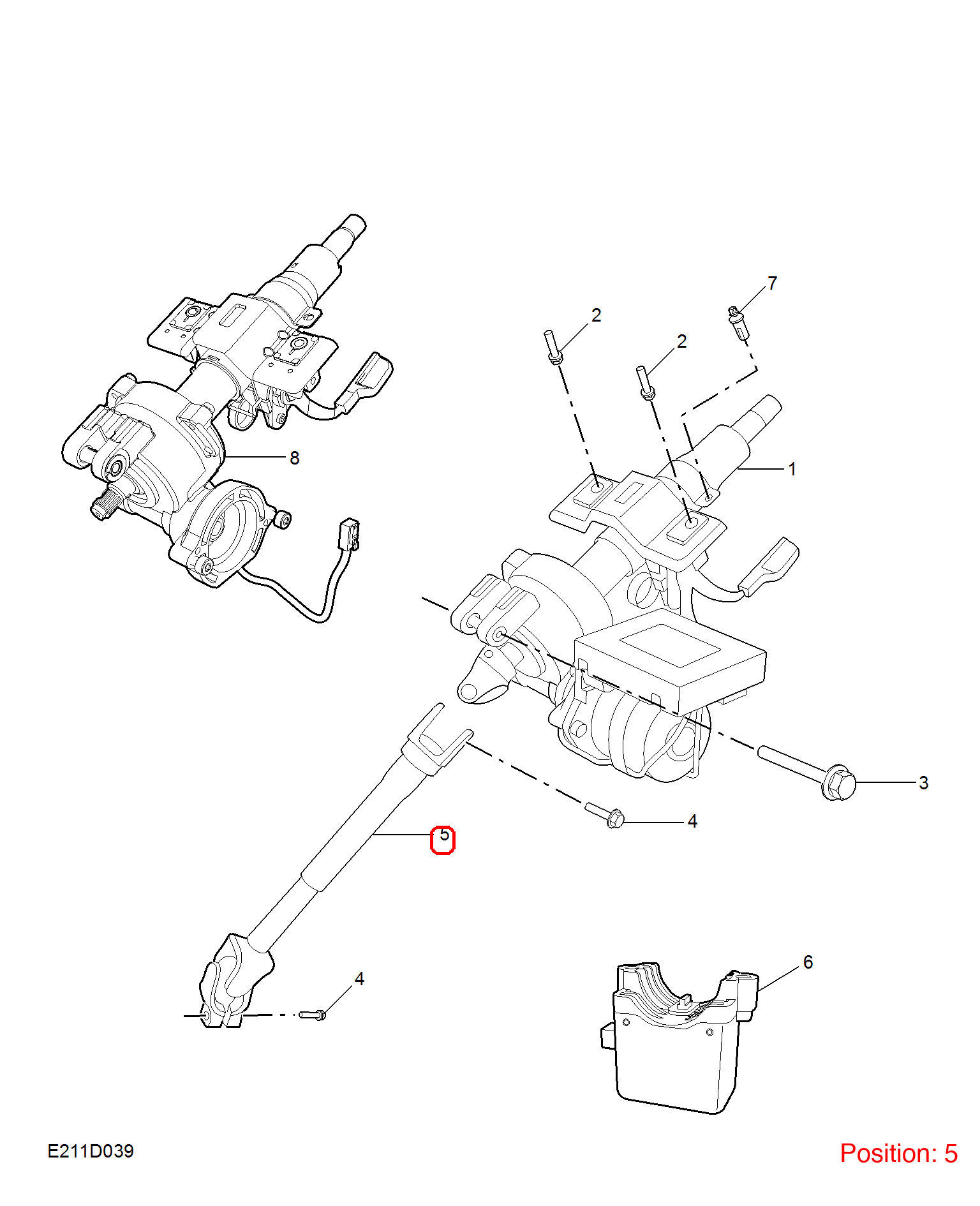 MG Steering Shaft Universal Joint OEM 11099266 FOR MG 11099266-MG_OEM