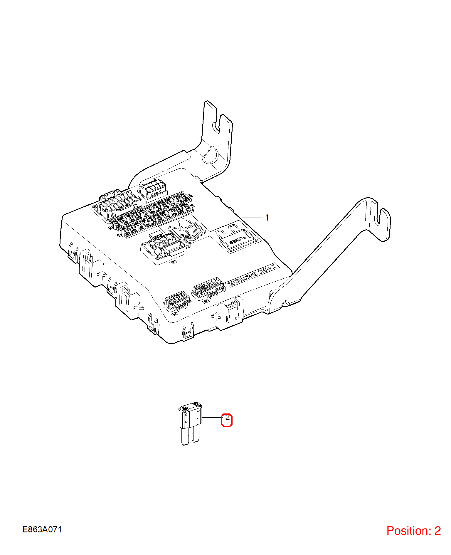 MG Fuses OEM 11103244 FOR MG5 MG 11103244-MG_OEM