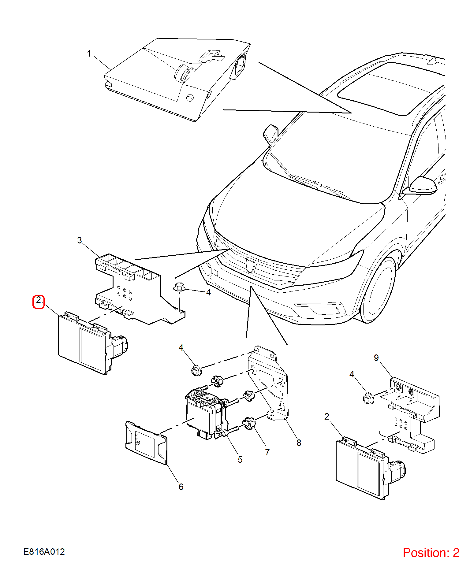 MG Cruise computer bracket OEM 11137241 FOR MG 11137241-MG_OEM