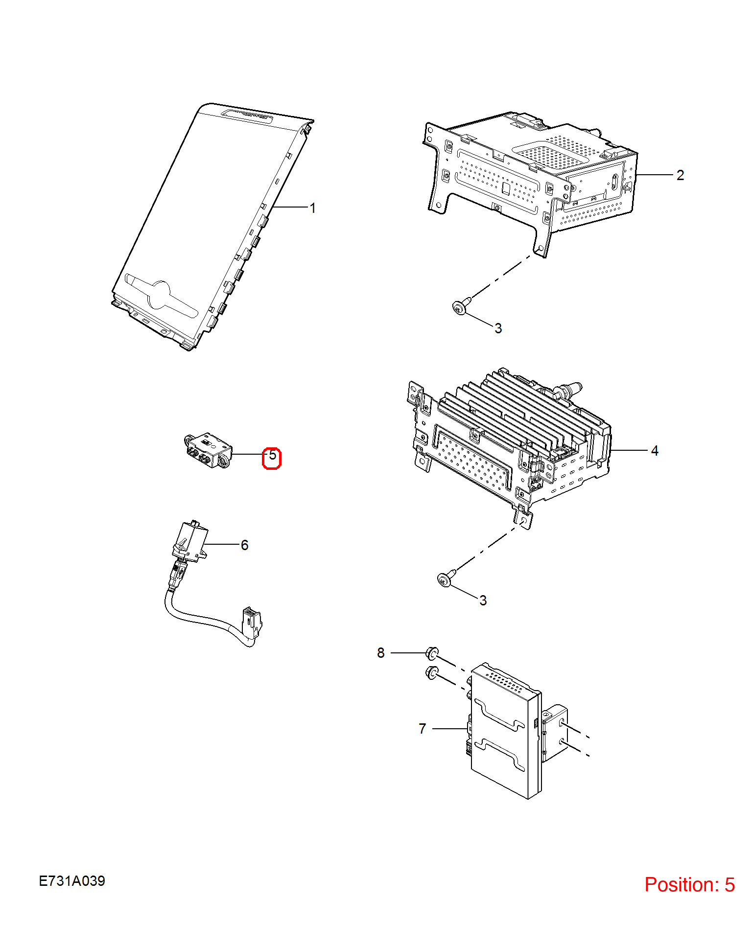 MG USB port OEM 11139913 FOR MG6 11139913-MG_OEM