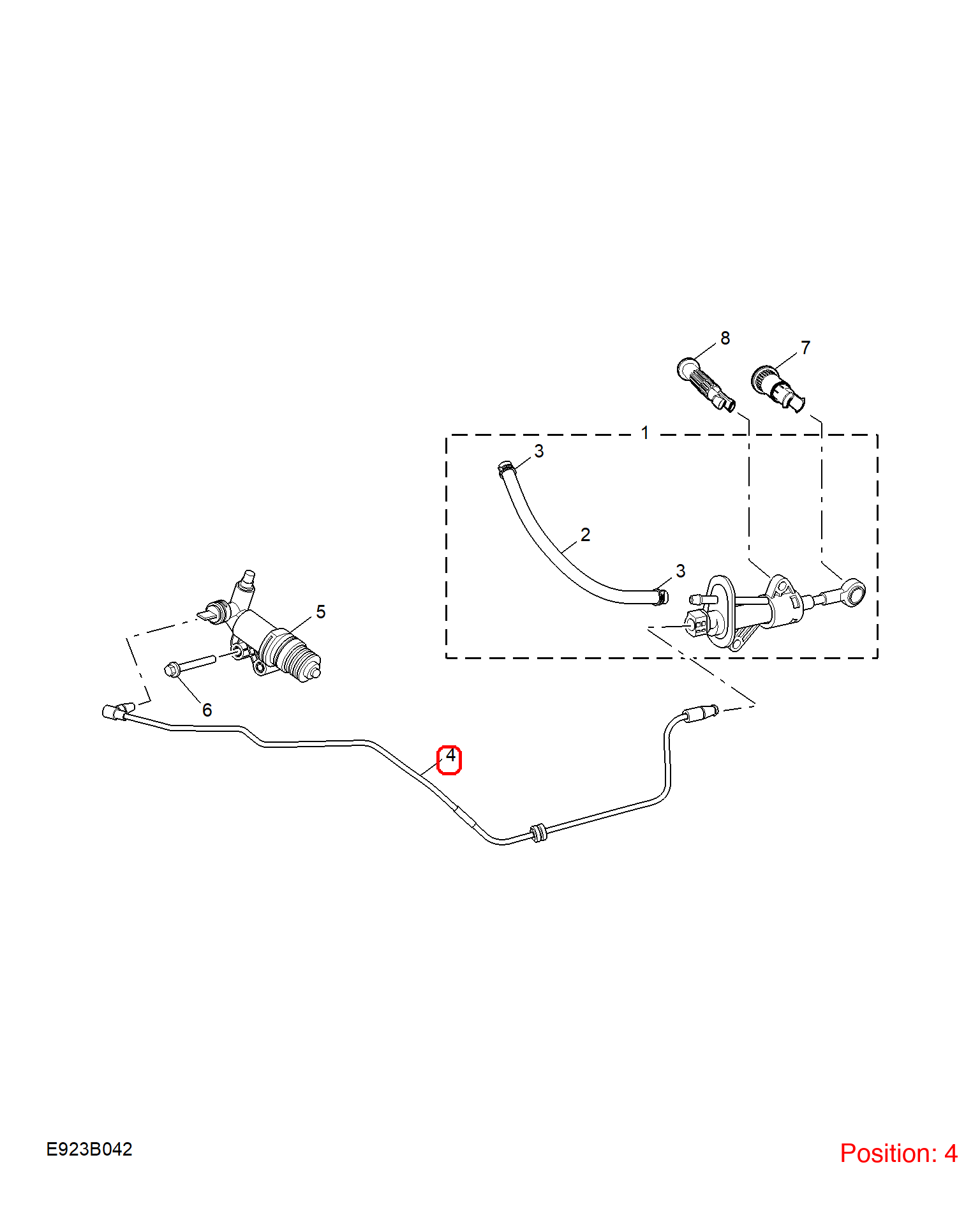 MG Clutch oil pipe OEM 11159649 FOR MG5 11159649-MG_OEM