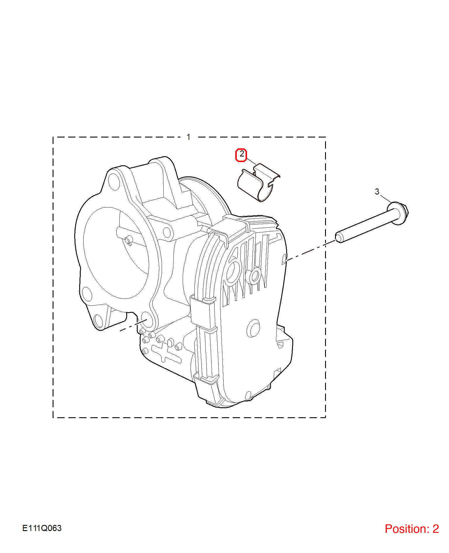 MG Bracket OEM 11165986 FOR MG5 11165986-MG_OEM