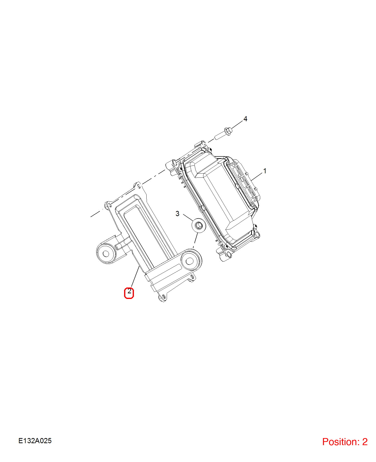 MG Transmission computer bracket OEM 11193976 FOR MG5 MG 11193976-MG_OEM