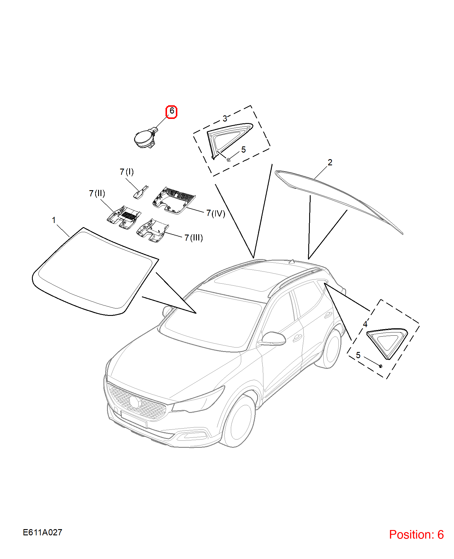 MG Rain sensor OEM 11197725 FOR MG 11197725-MG_OEM