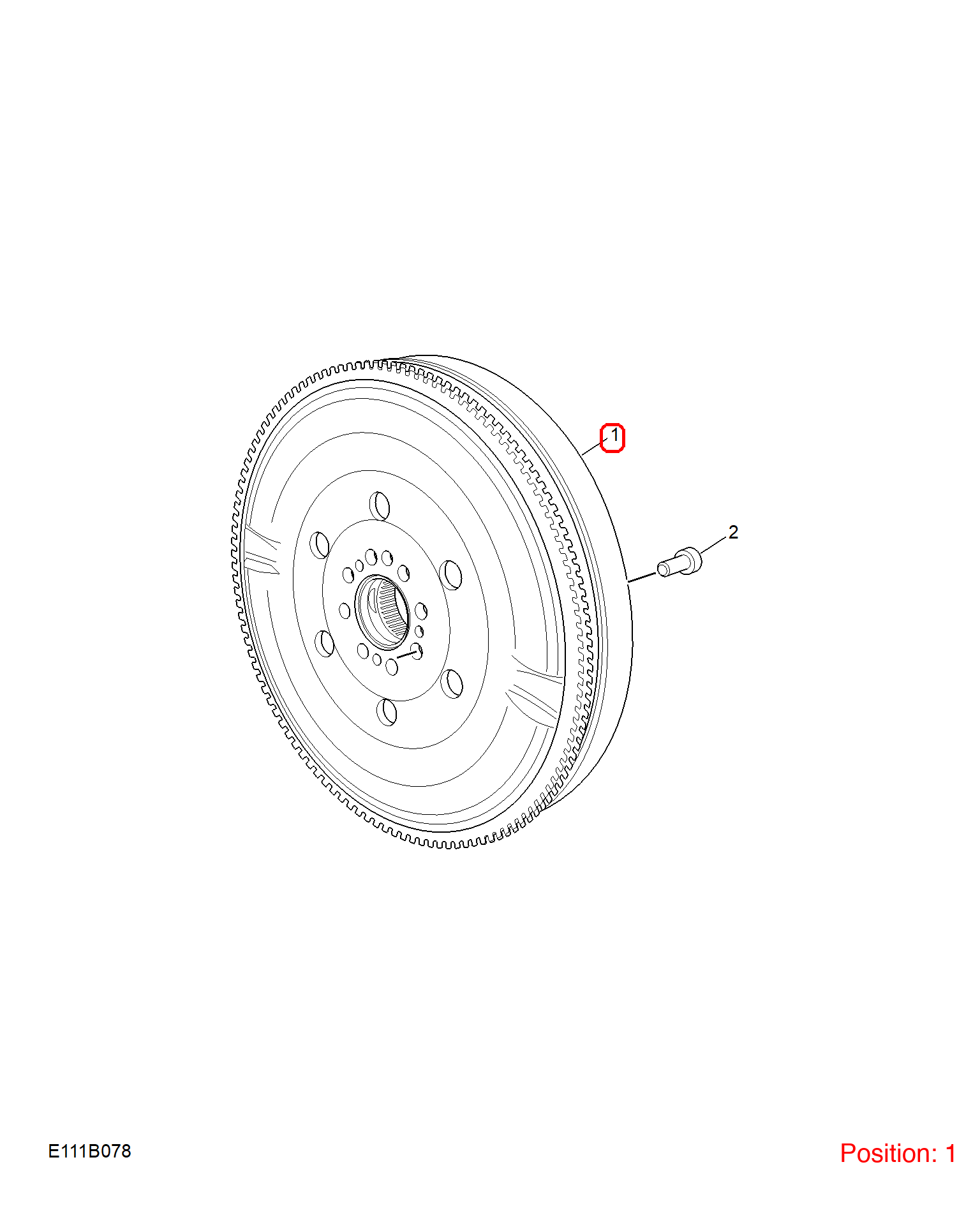 MG Flywheel OEM 11200080 FOR MG 11200080-MG_OEM