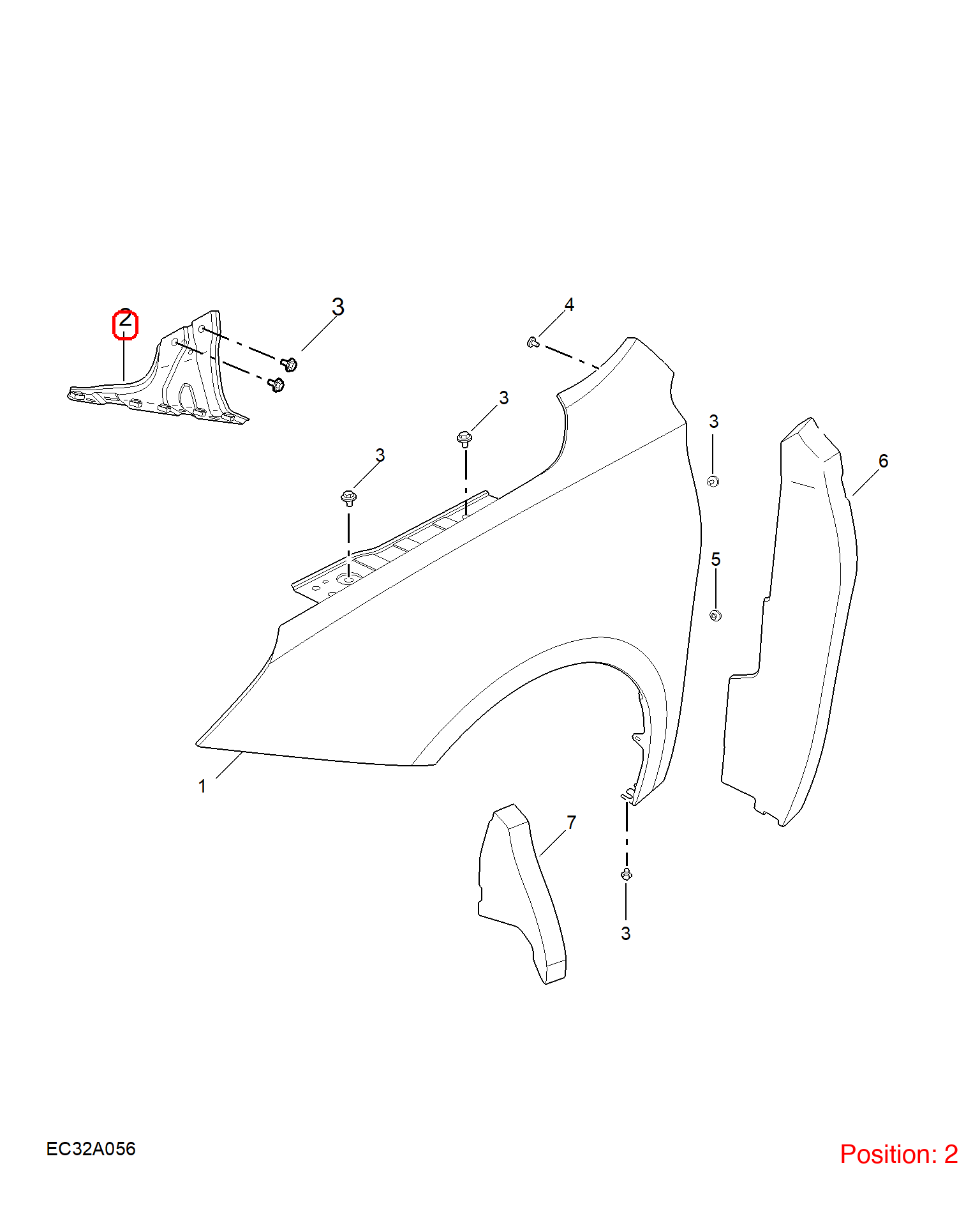 MG Fender Bracket OEM 11215812SEPP FOR MG5 11215812SEPP-MG_OEM