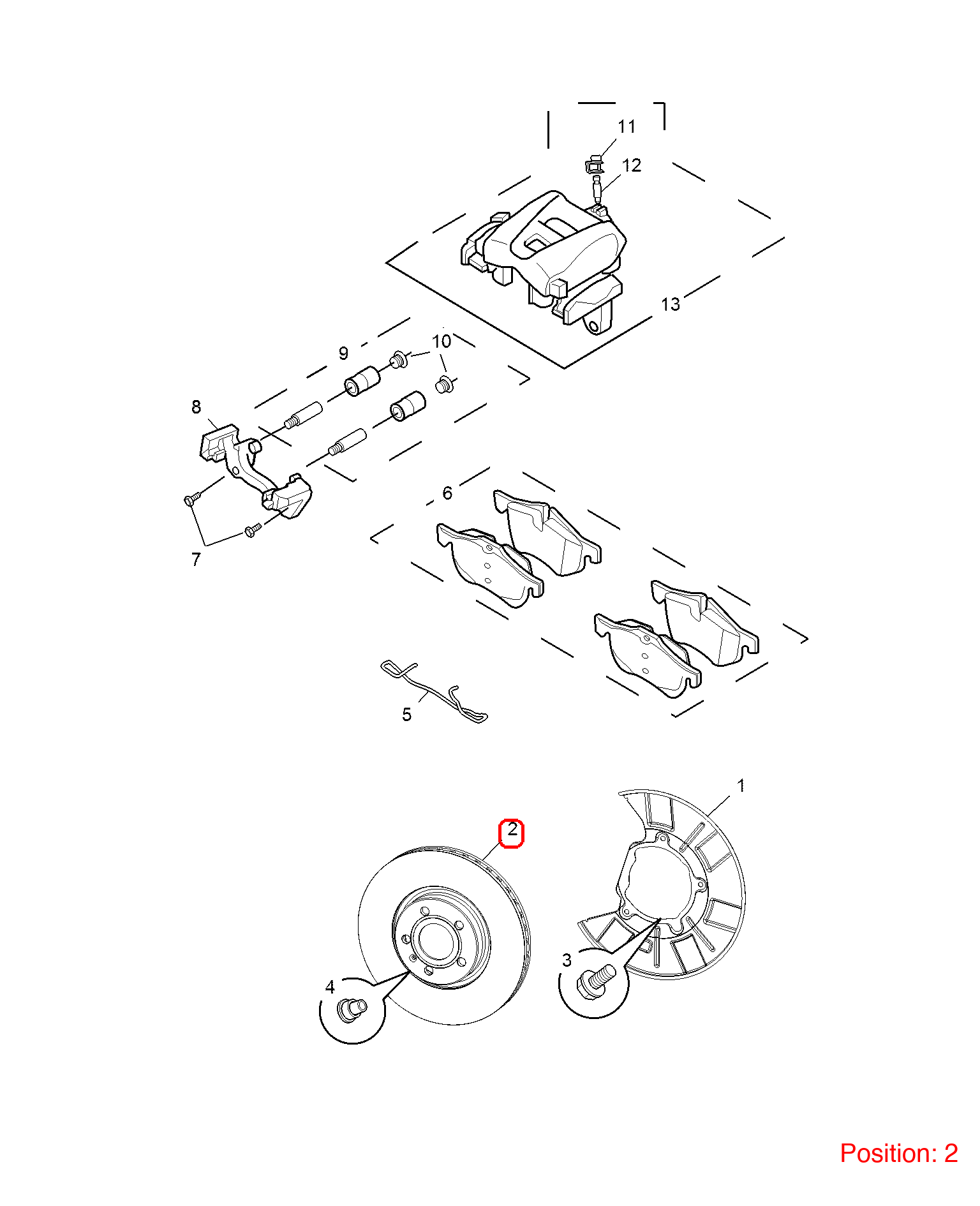 MG Brake disc OEM 11225182 FOR MG RX5 11225182-MG_OEM