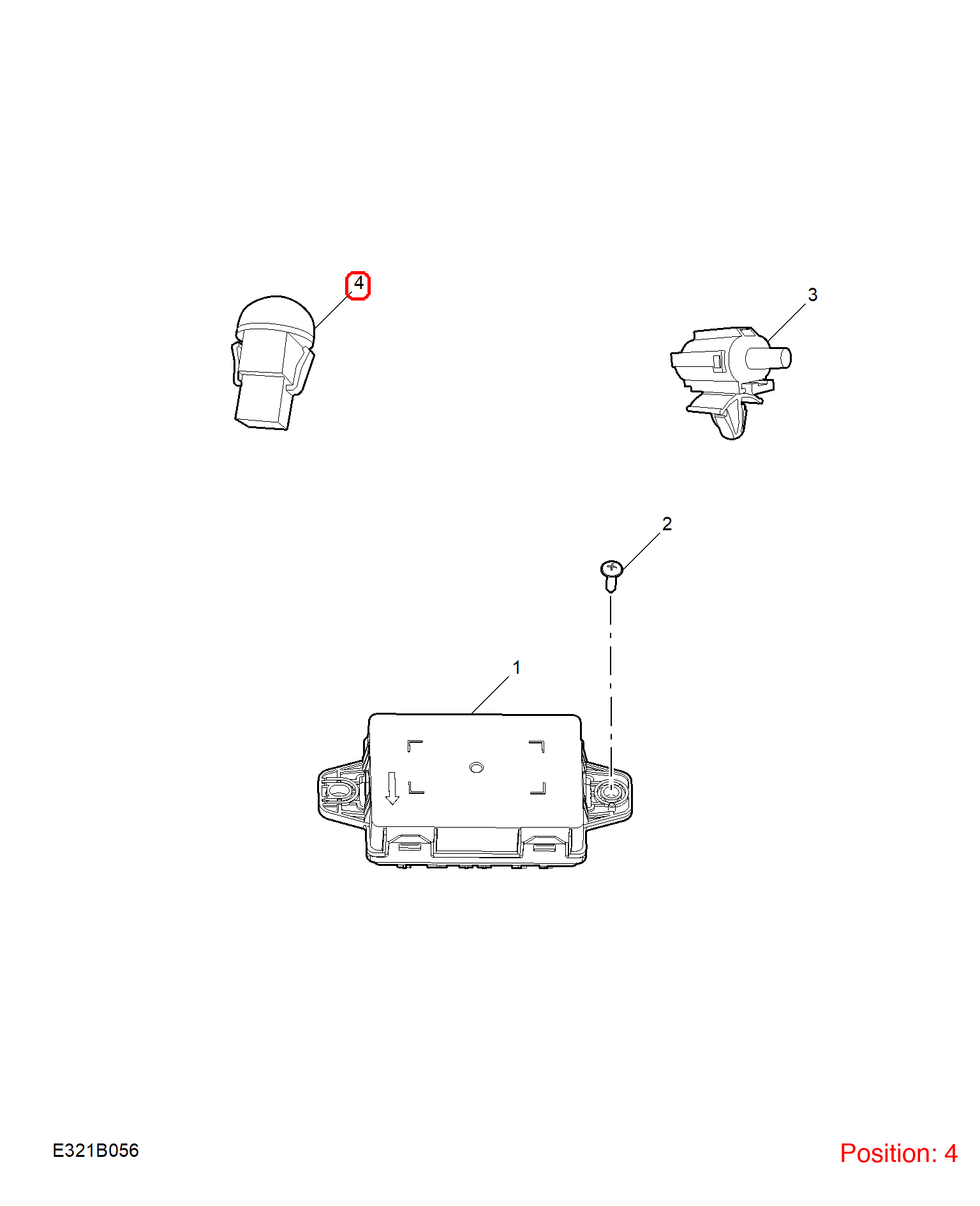 MG Automatic headlight sensor OEM 11252373 FOR MG5 MG 11252373-MG_OEM