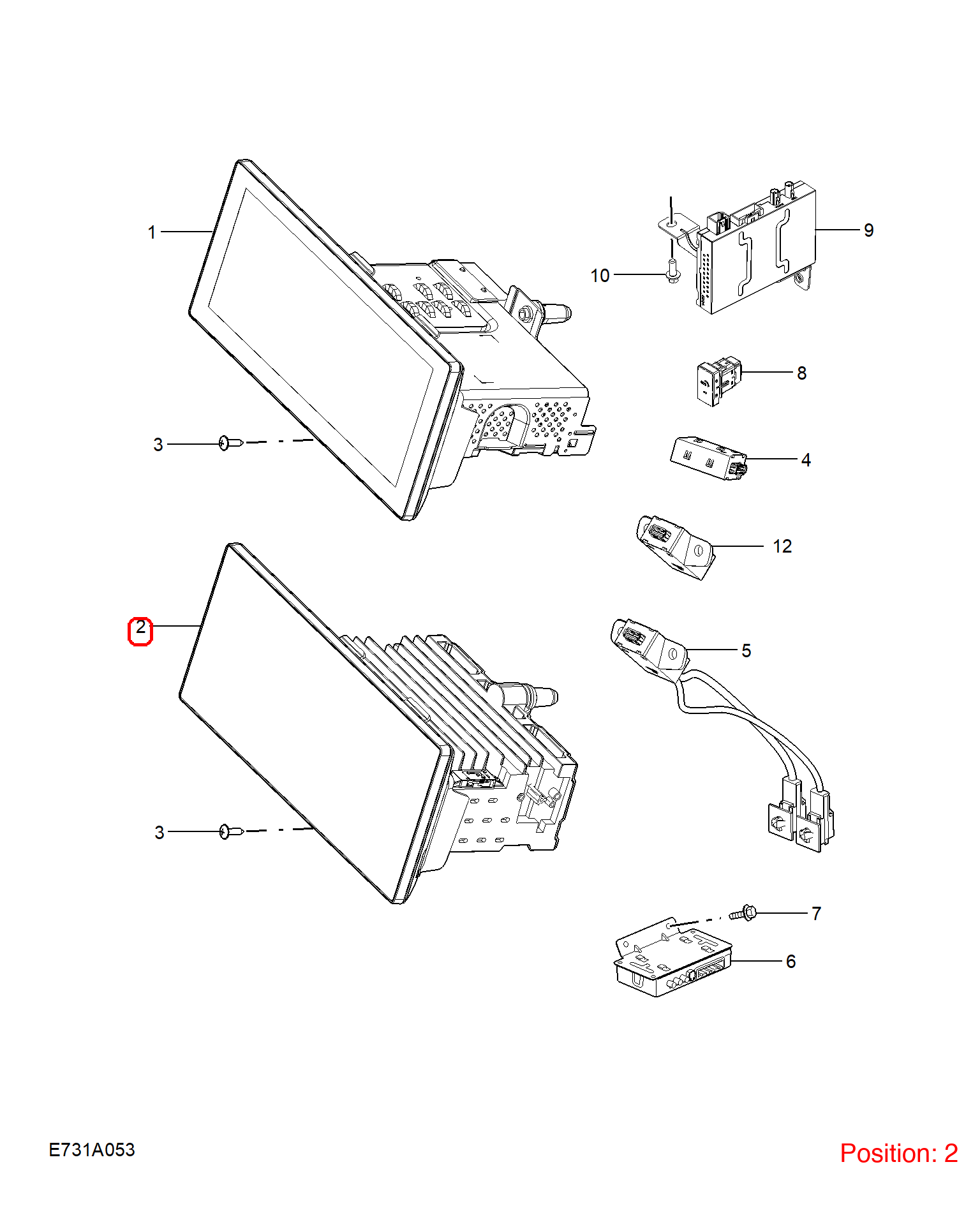 MG Multimedia player OEM 11290417 FOR MG 11290417-MG_OEM