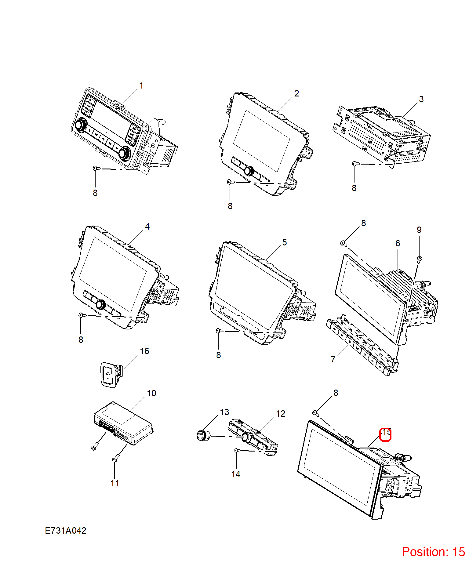 MG Multimedia player OEM 11291393 FOR MG5 11291393-MG_OEM