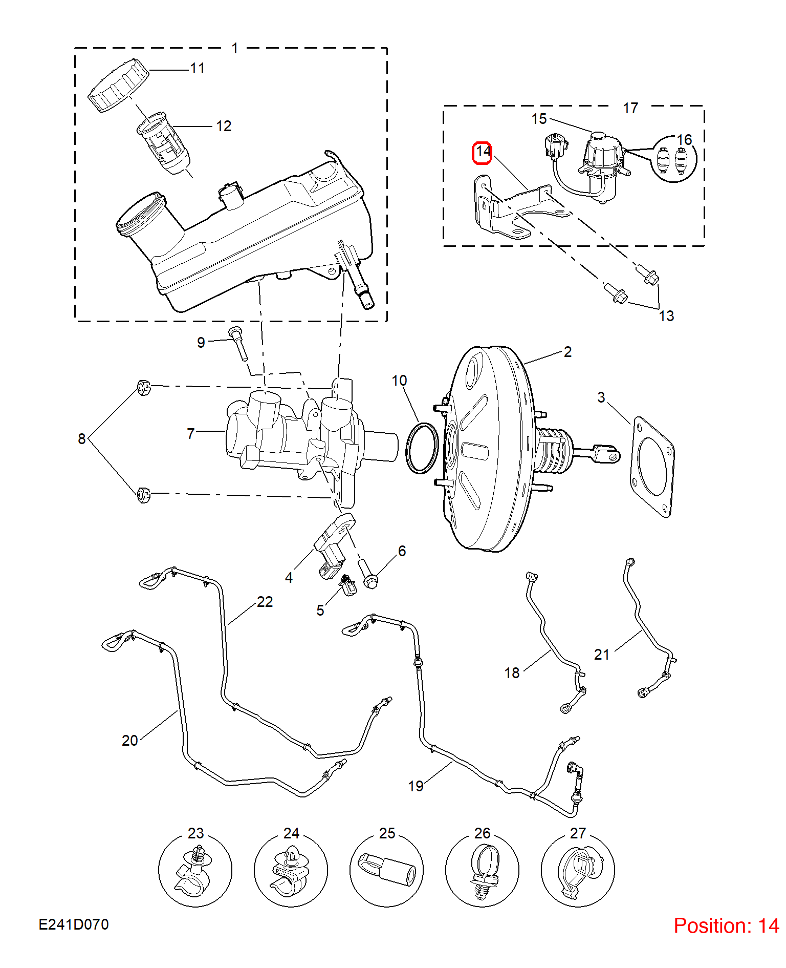 MG Vacuum pump bracket OEM 11296685 FOR MG5 11296685-MG_OEM