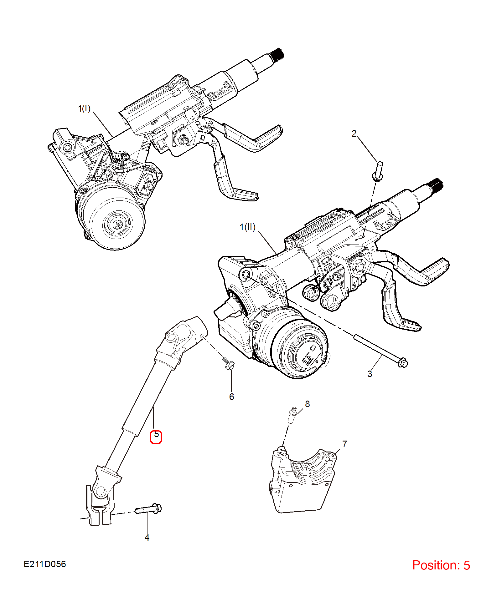 MG Steering Shaft Universal Joint OEM 11302645 FOR MG 11302645-MG_OEM