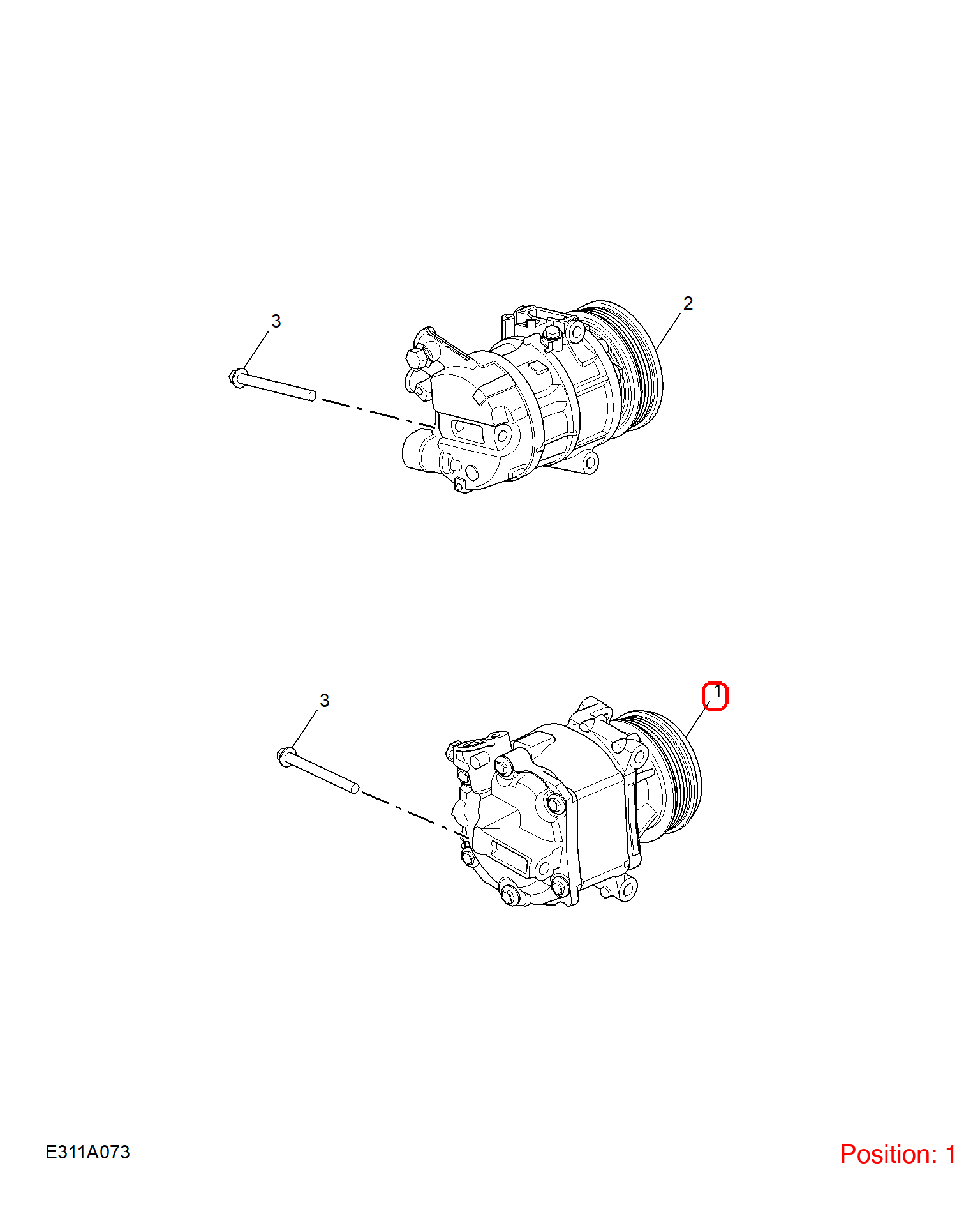 MG A/C Compressor OEM 11307777 FOR MG5 11307777-MG_OEM