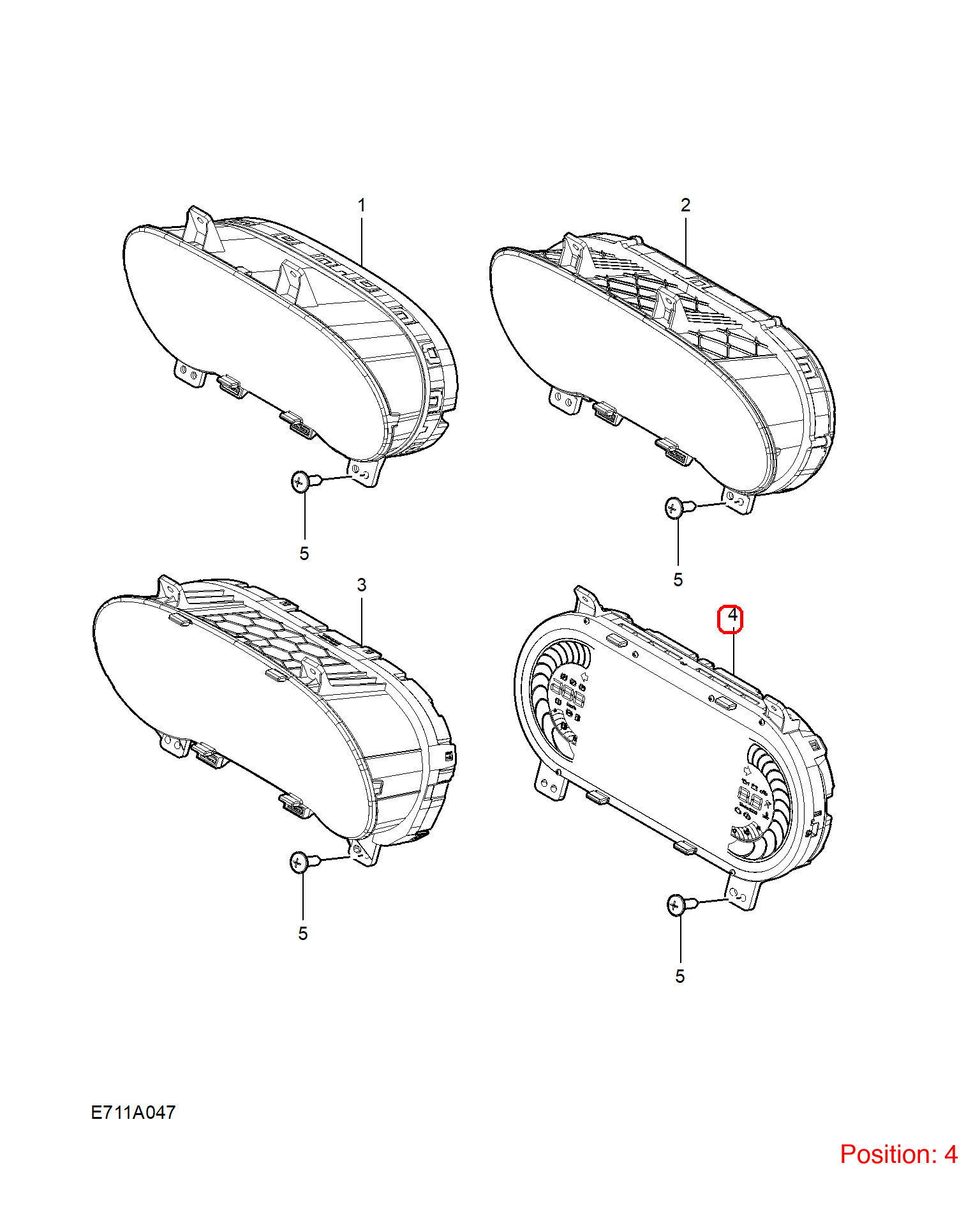 MG Combination instrument assembly OEM 11309166 FOR MG5 11309166-MG_OEM