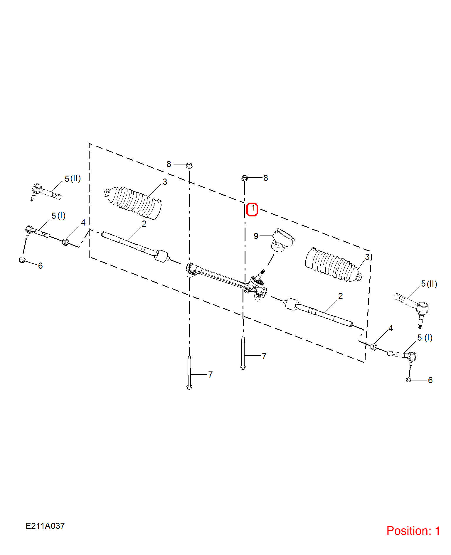 MG Steering gear OEM 11316229 FOR MG 11316229-MG_OEM