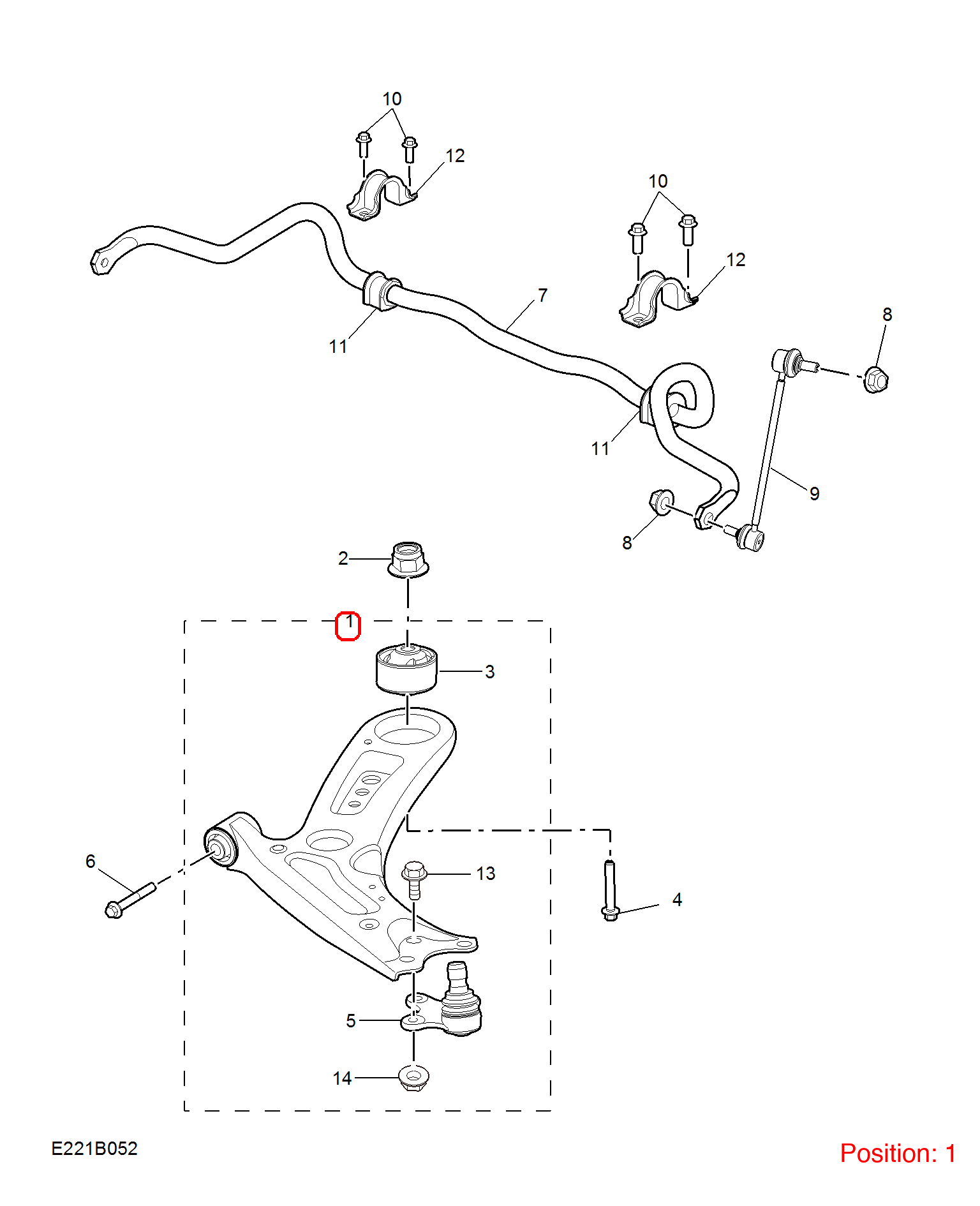 MG Control arm OEM 11327089 FOR MG5 11327089-MG_OEM