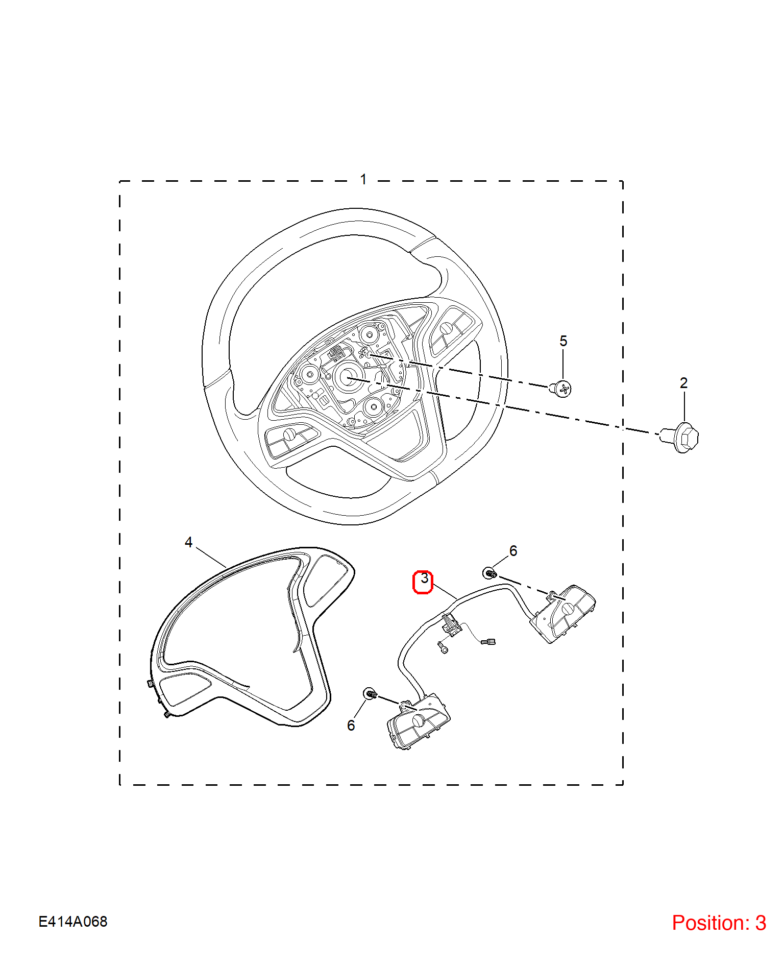 MG Steering wheel switch OEM 11338798PRW FOR MG5 11338798PRW-MG_OEM