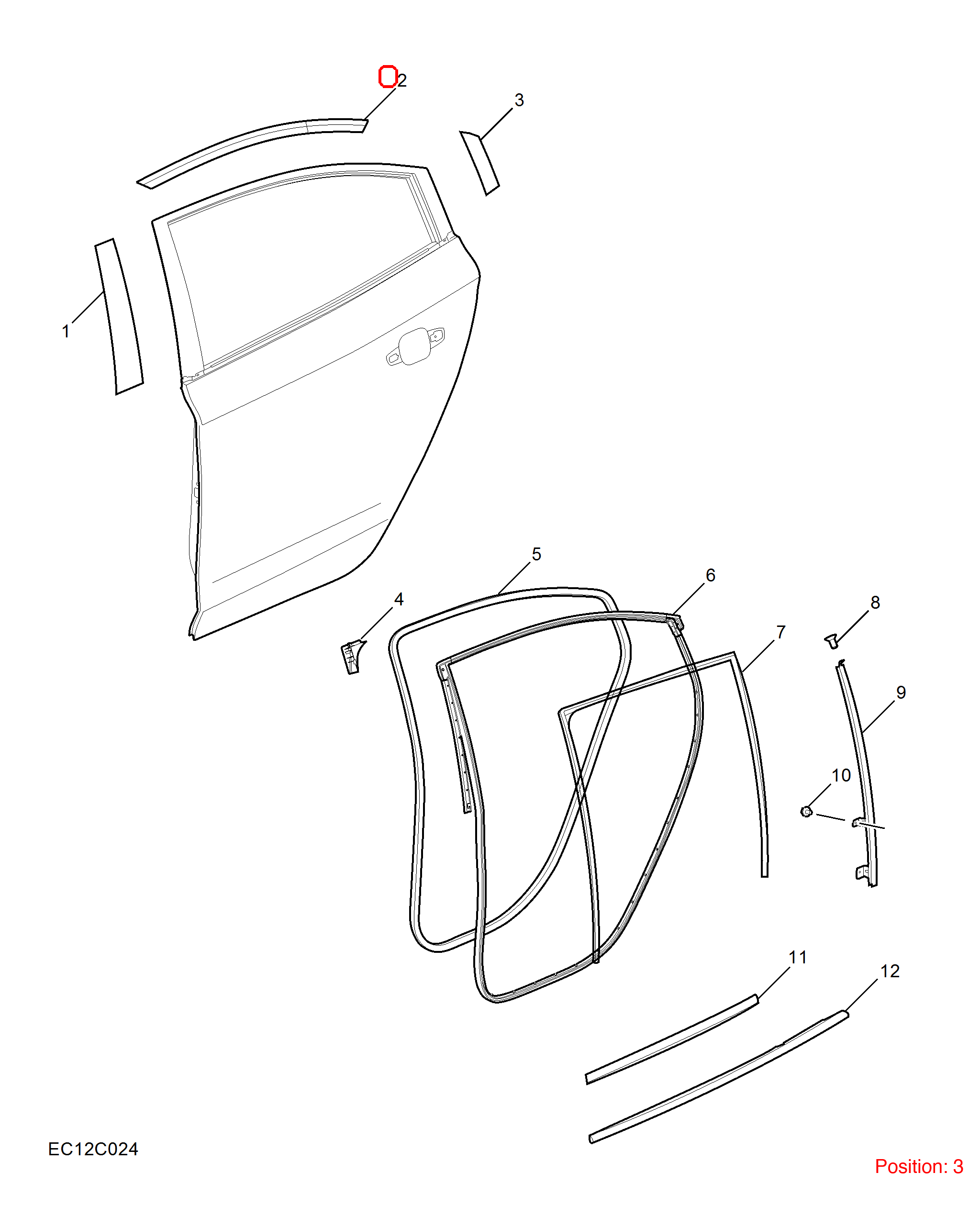 MG Door sticker OEM 11363679 FOR MG 11363679-MG_OEM
