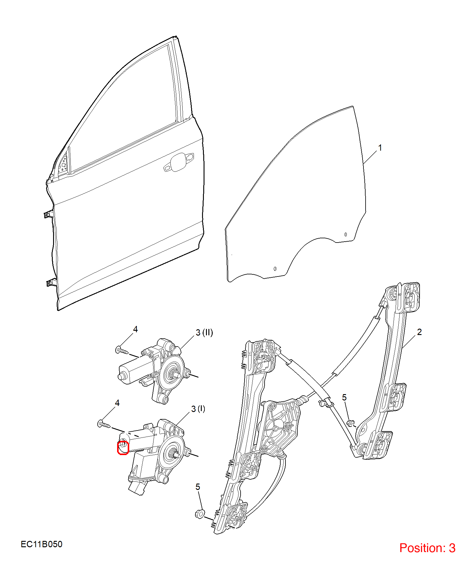 MG Window Lift Motor OEM 11384326 FOR MG5 11384326-MG_OEM
