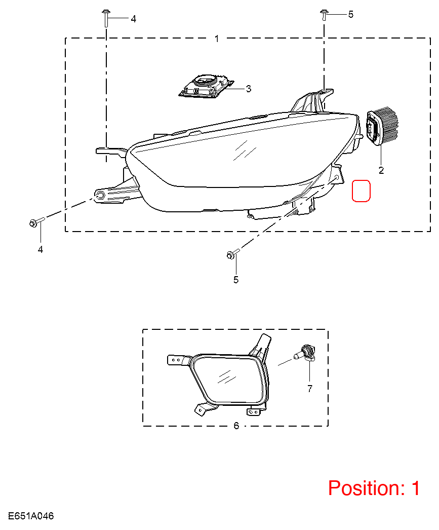 MG Headlight OEM 11385496 FOR MG 11385496-MG_OEM