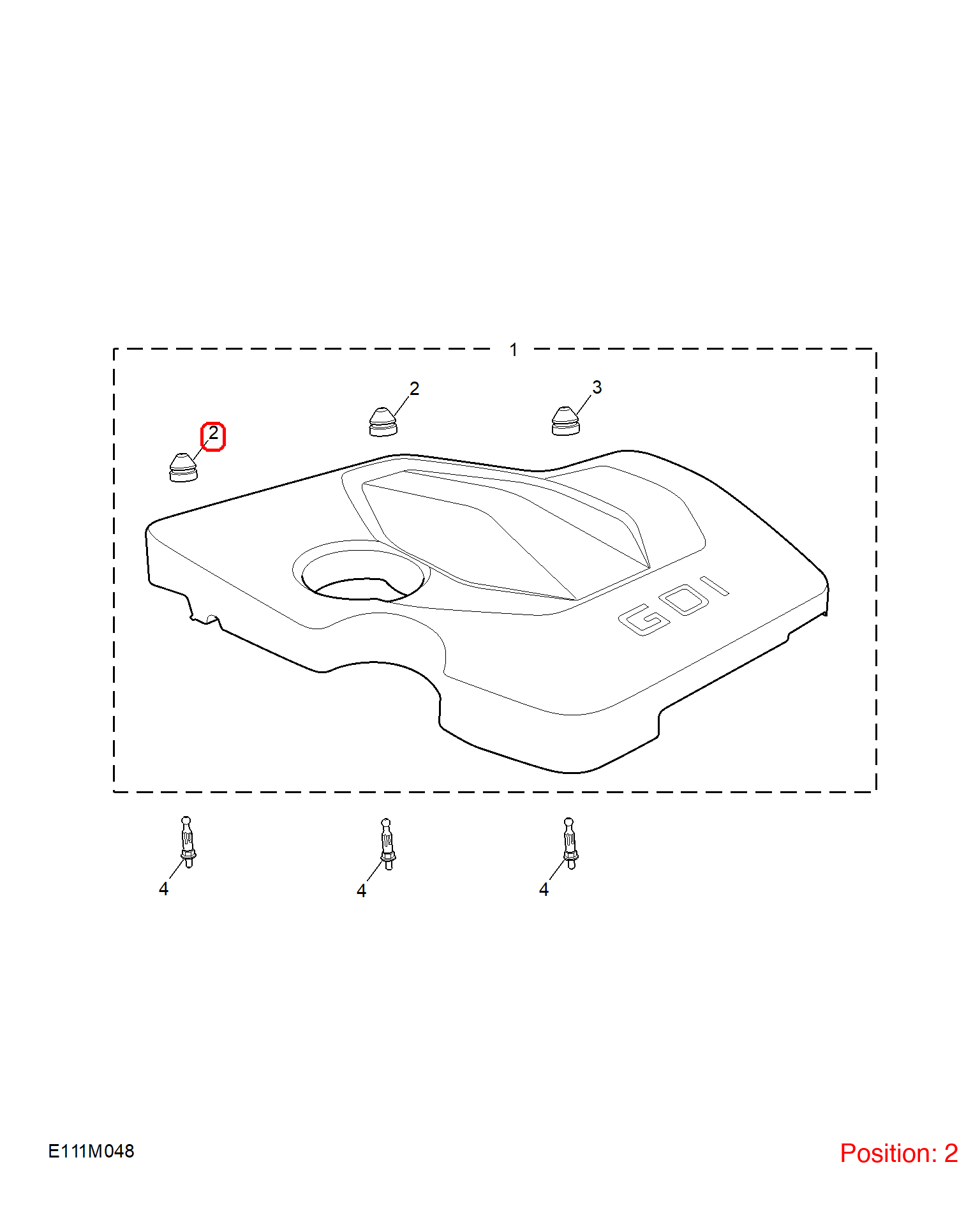MG Rubber pad OEM 11409997 FOR MG5 11409997-MG_OEM