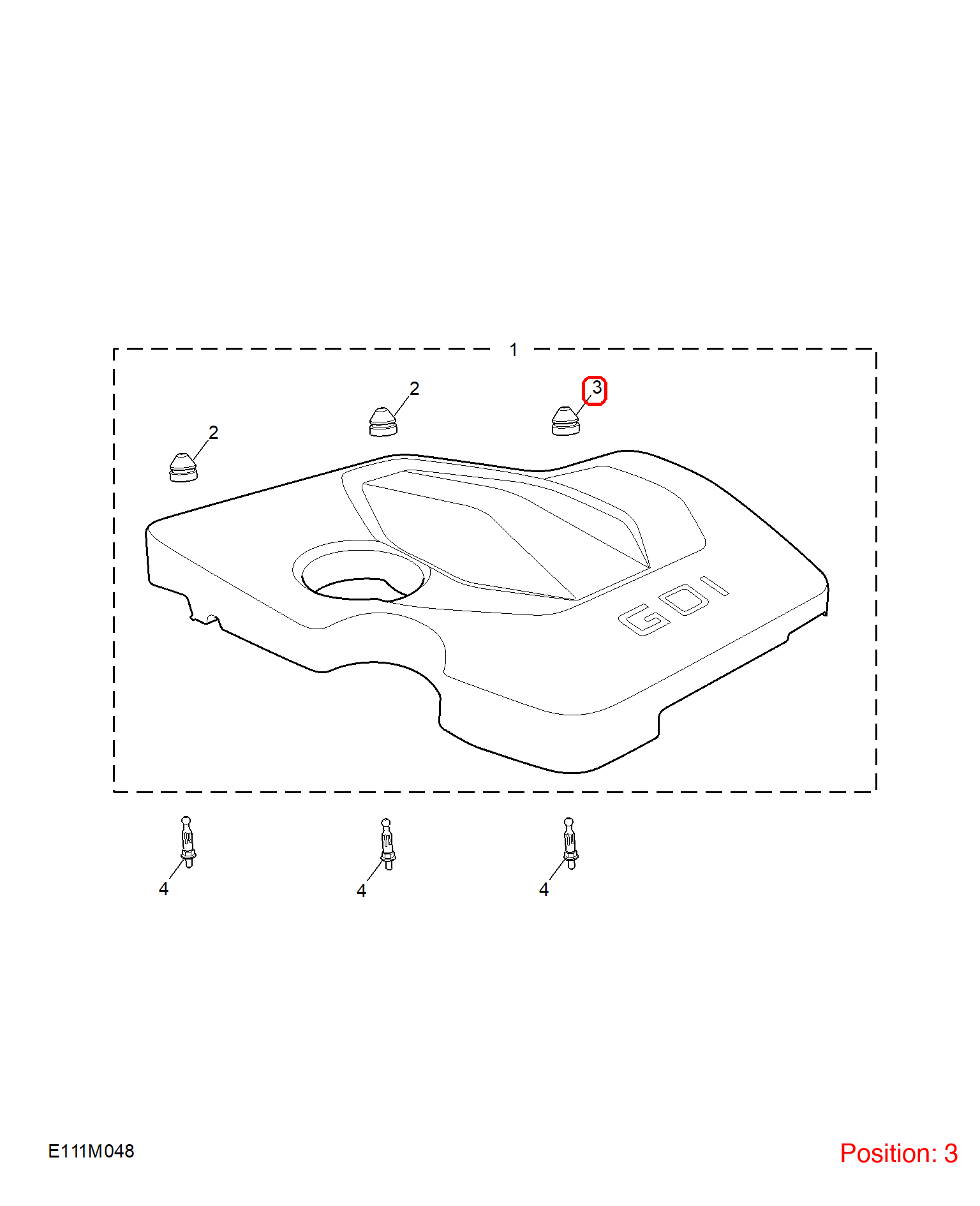 MG Rubber pad OEM 11409998 FOR MG5 11409998-MG_OEM