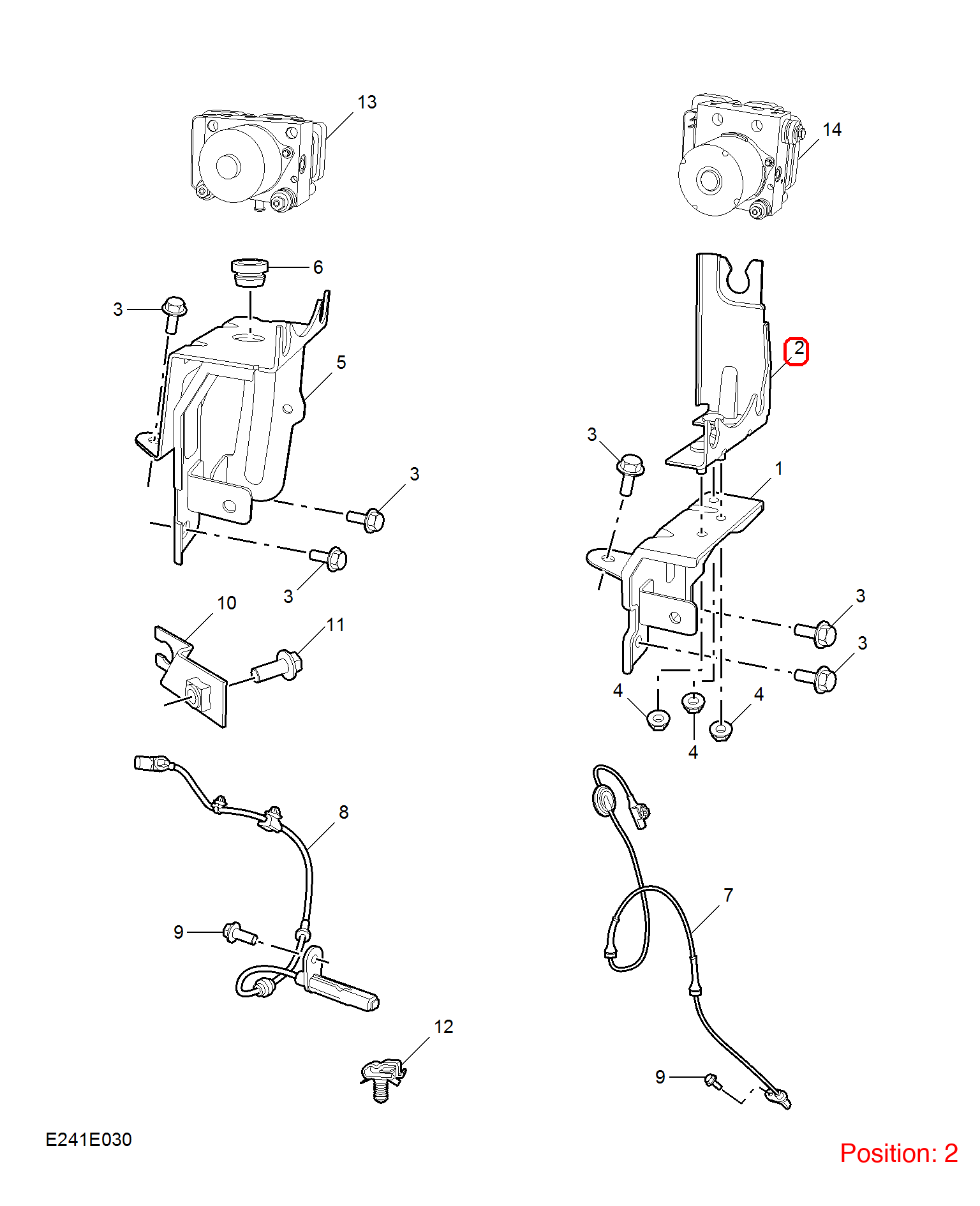 MG ABS pump bracket OEM 11418018 FOR MG 11418018-MG_OEM