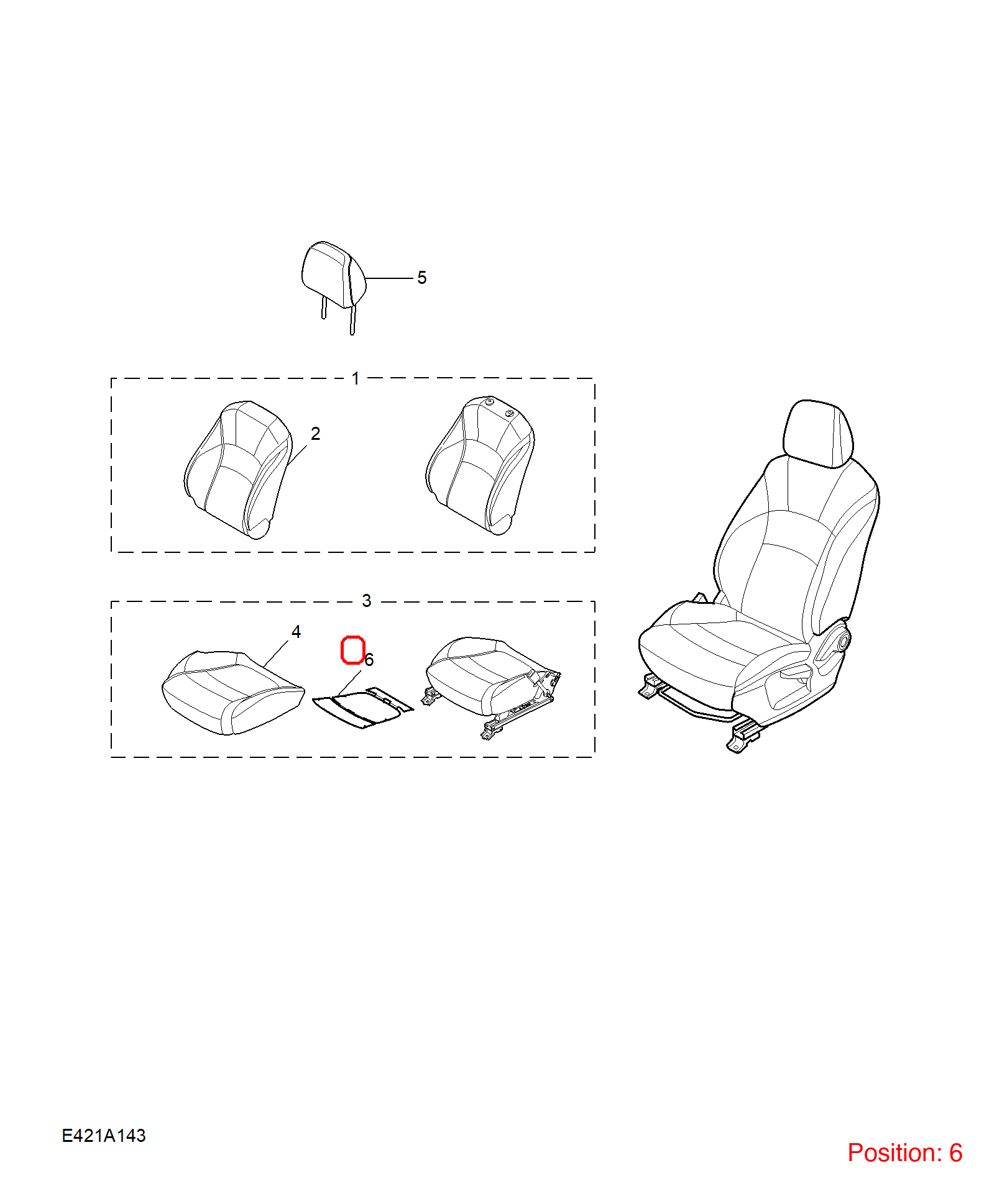 MG Seat heater OEM 11507332 FOR MG5 11507332-MG_OEM