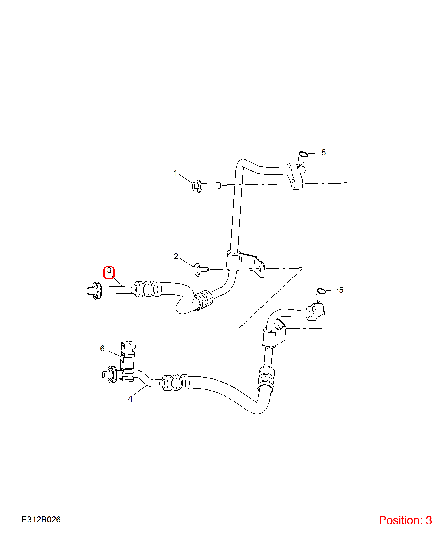 MG Transmission oil pipe OEM 11512466 FOR MG 11512466-MG_OEM