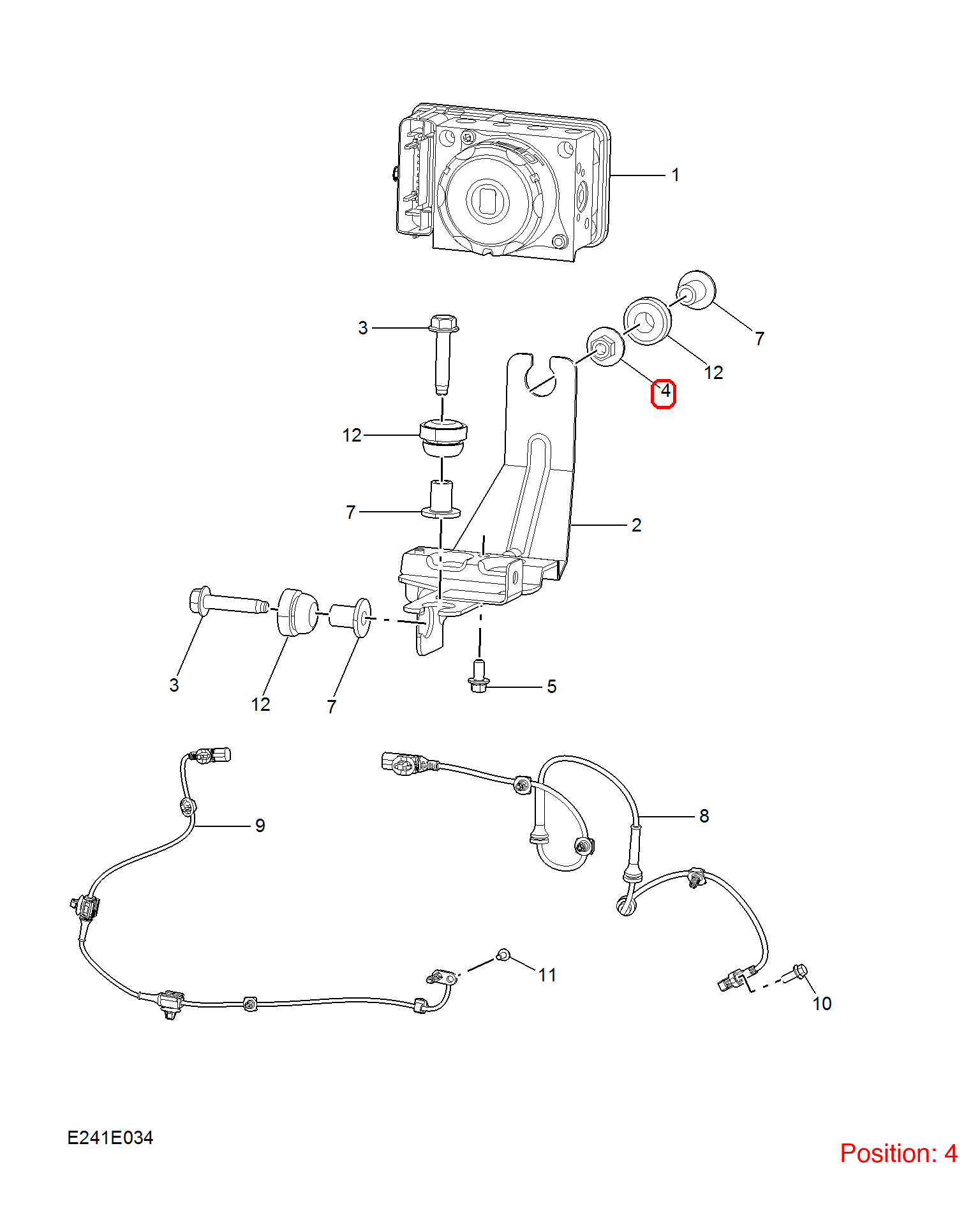 MG Nut OEM 11514519 FOR MG5 MG350 11514519-MG_OEM