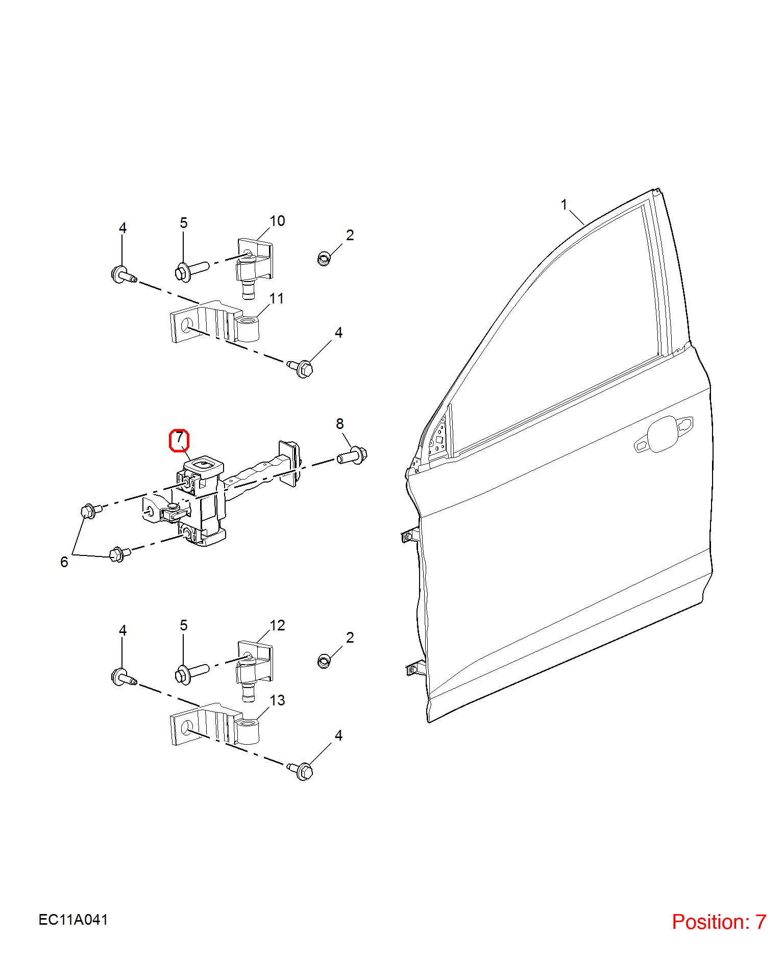 MG Door Brake OEM 11561655 FOR MG 11561655-MG_OEM