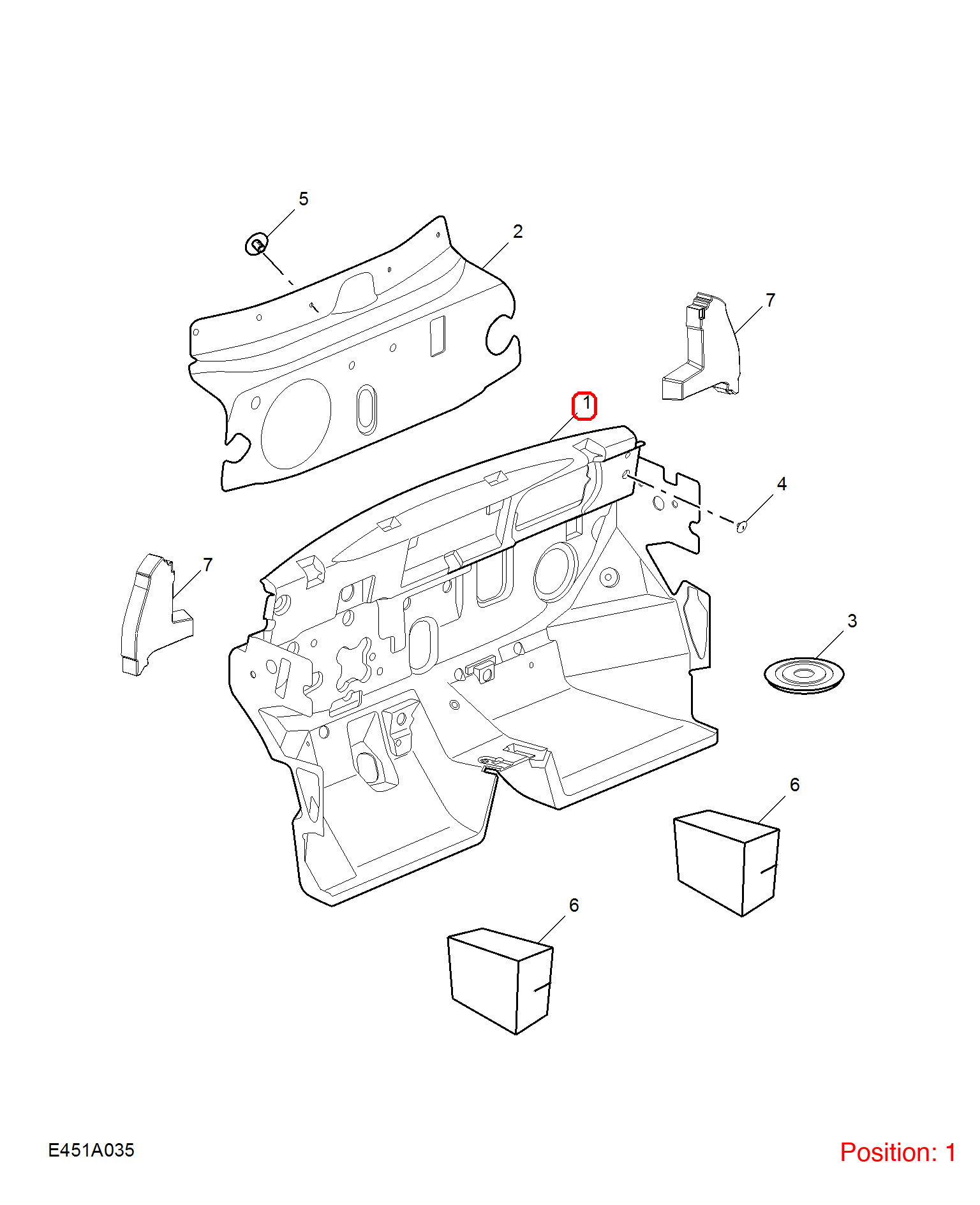 MG Firewall insulation cotton OEM 11614380 FOR MG 11614380-MG_OEM