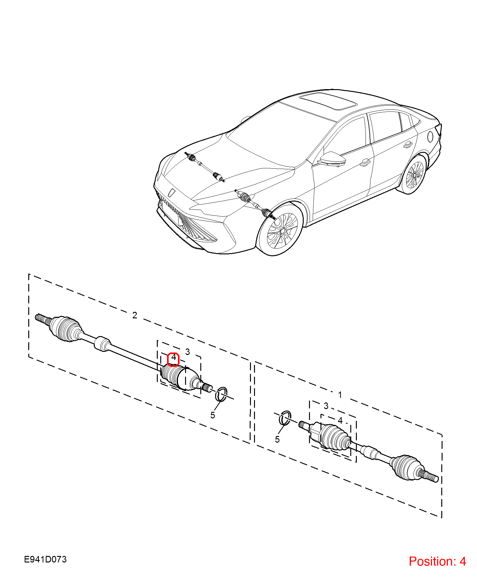 MG CV Boot OEM 11629075 FOR MG5 11629075-MG_OEM