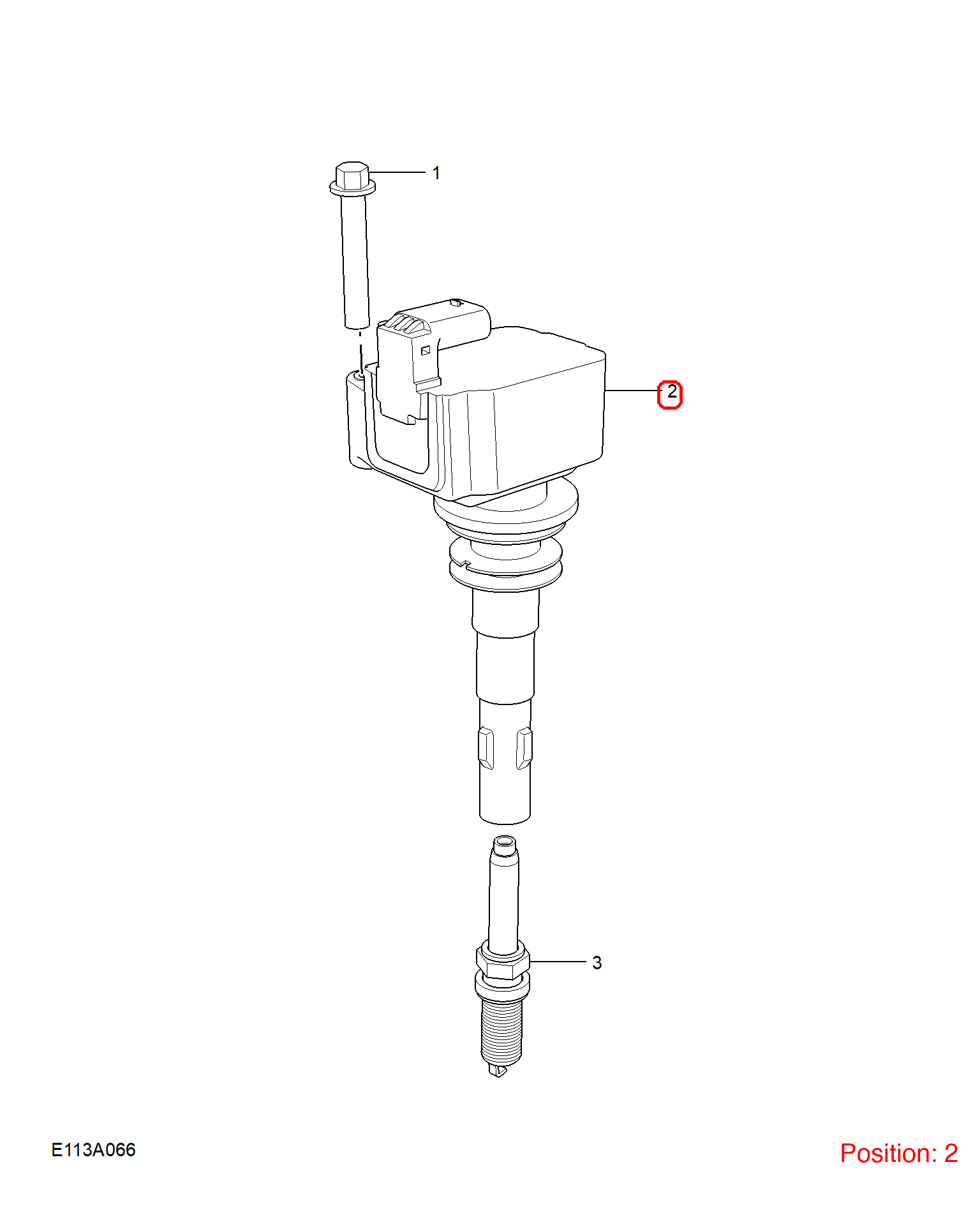 MG Ignition coil OEM 11641210 FOR MG5 11641210-MG_OEM